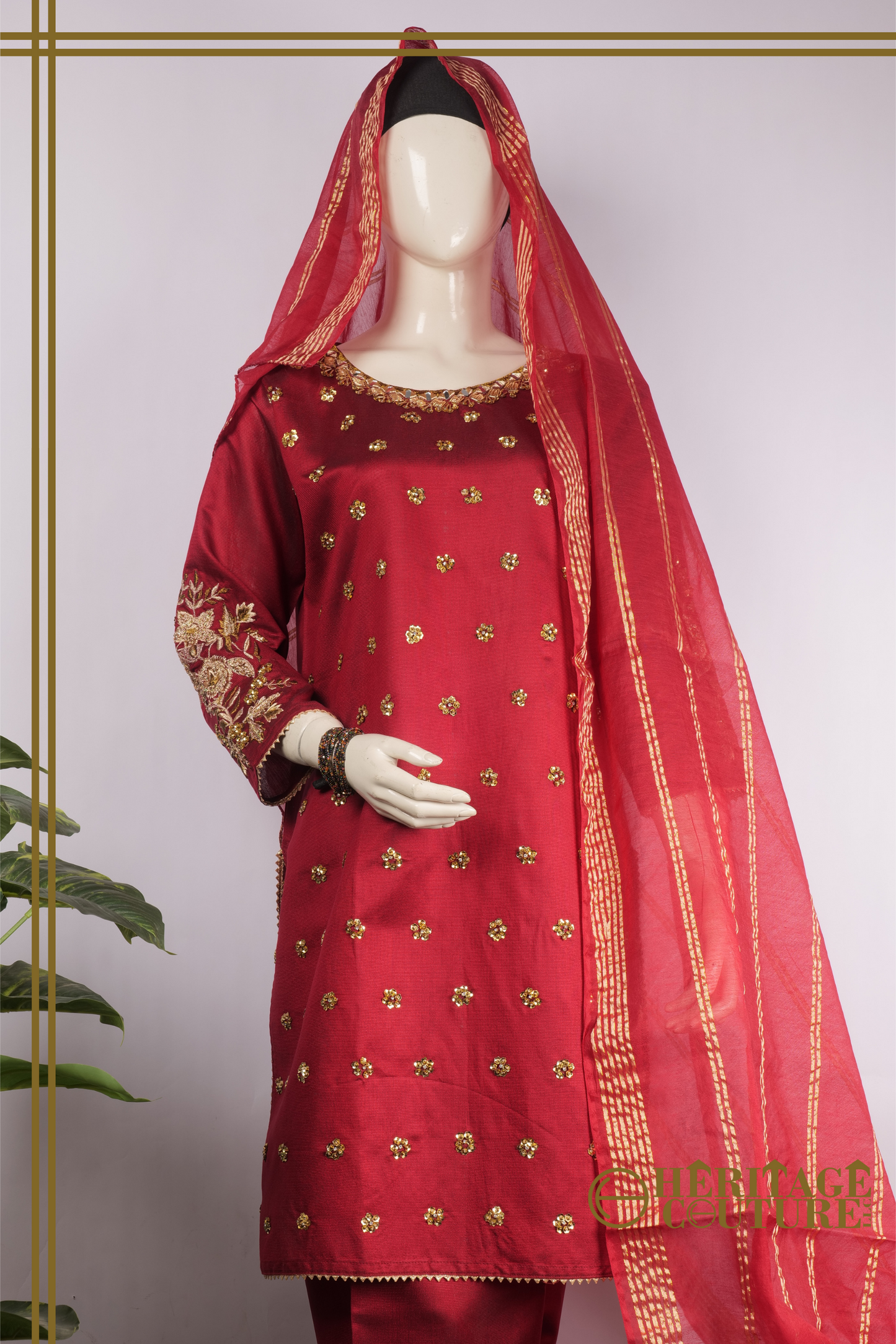 HC011 | Khaadi Bliss - 3 Piece Stitched Cotton Dress