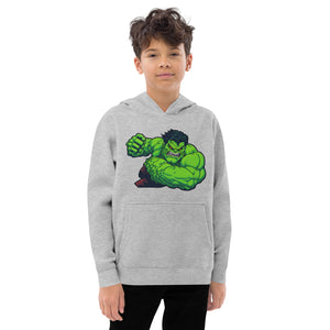 Kids fleece hoodie- HULK