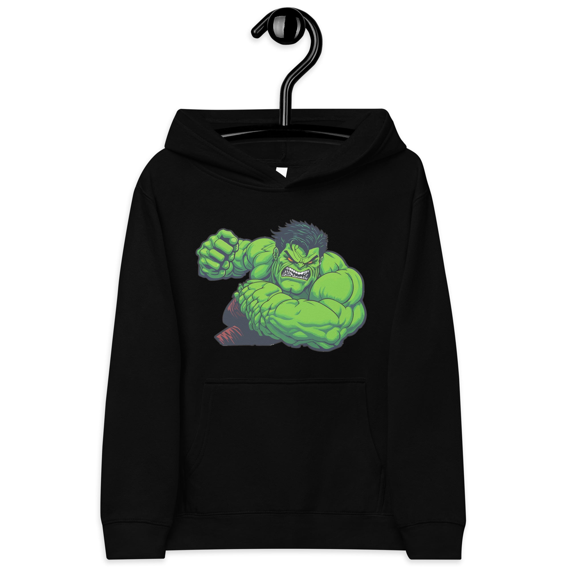 Kids fleece hoodie- HULK