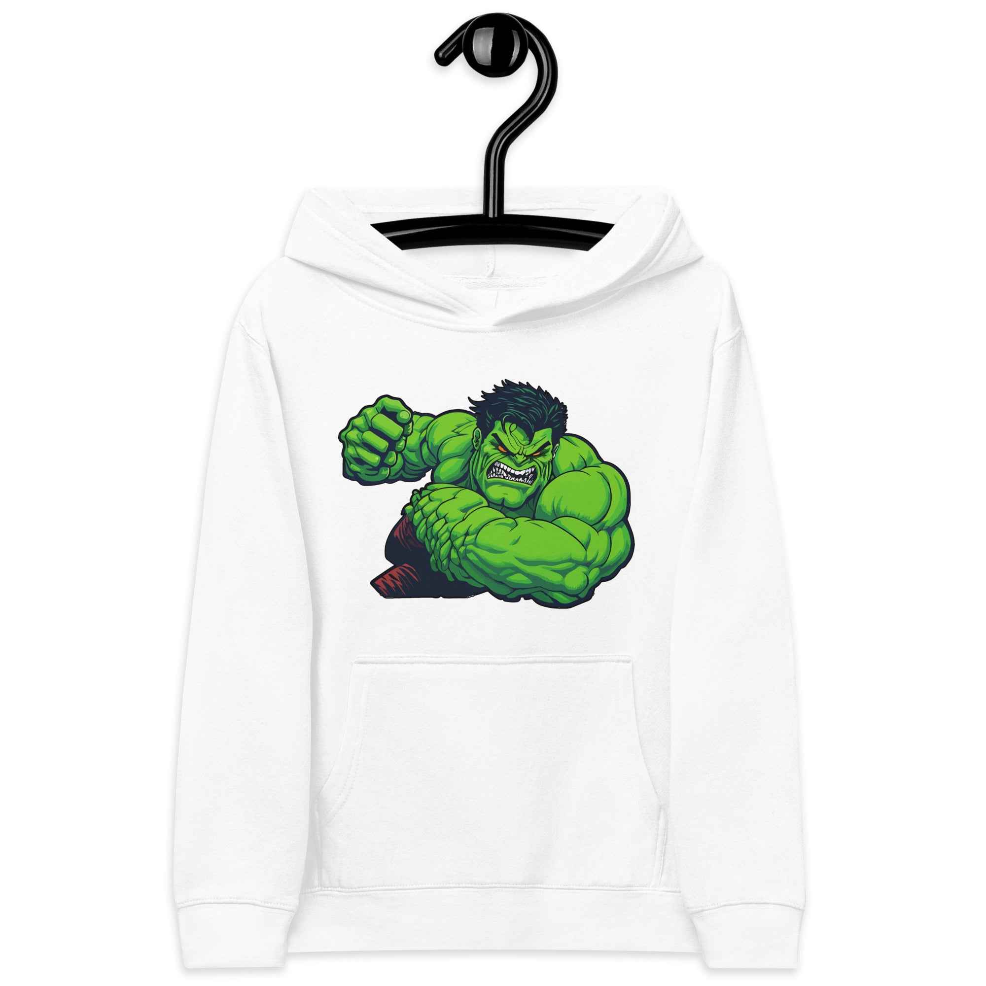 Kids fleece hoodie- HULK