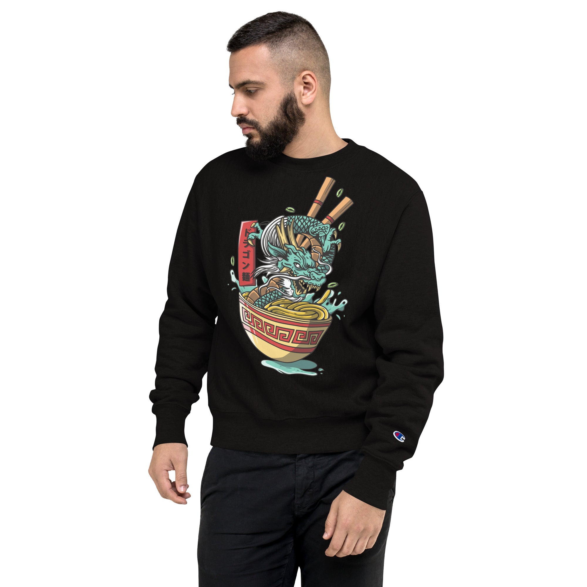 Champion Sweatshirt- Dragon Print