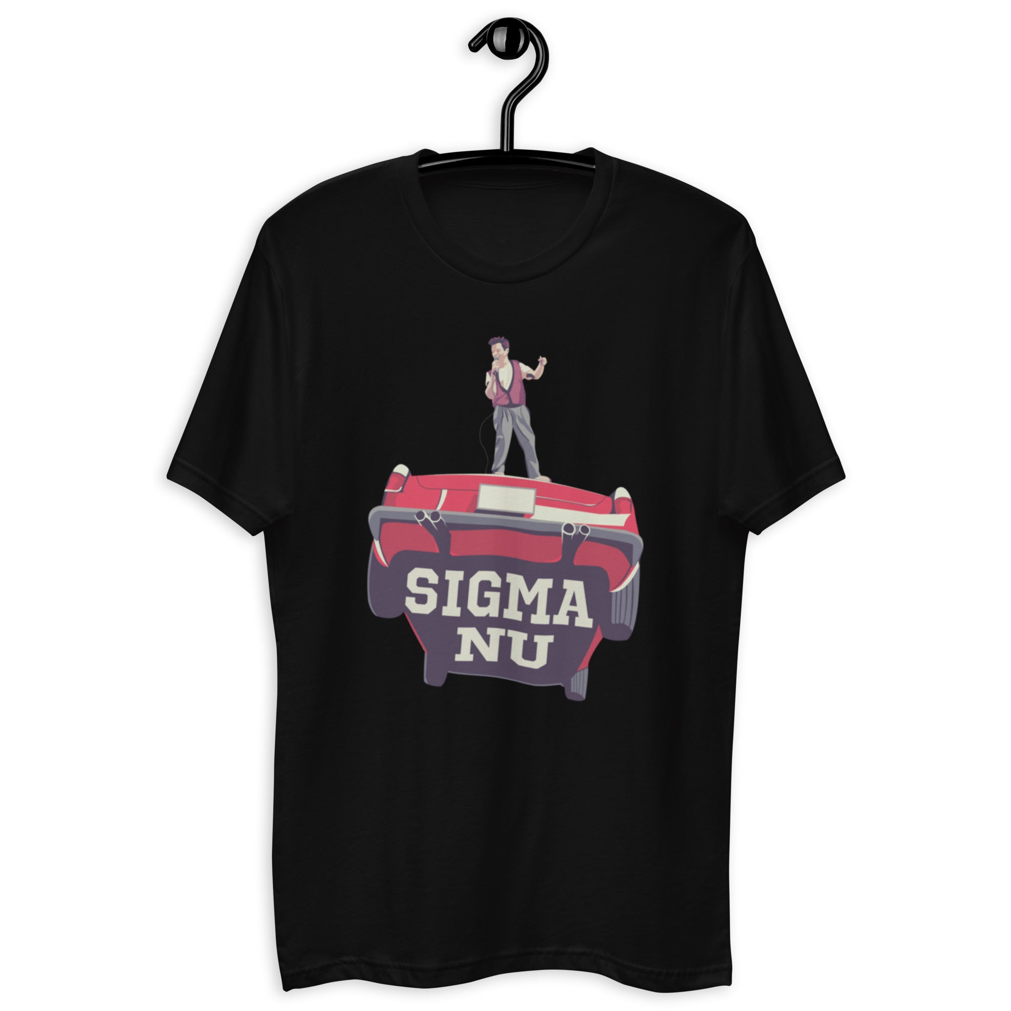 Short Sleeve T-shirt- Sigma Car Print