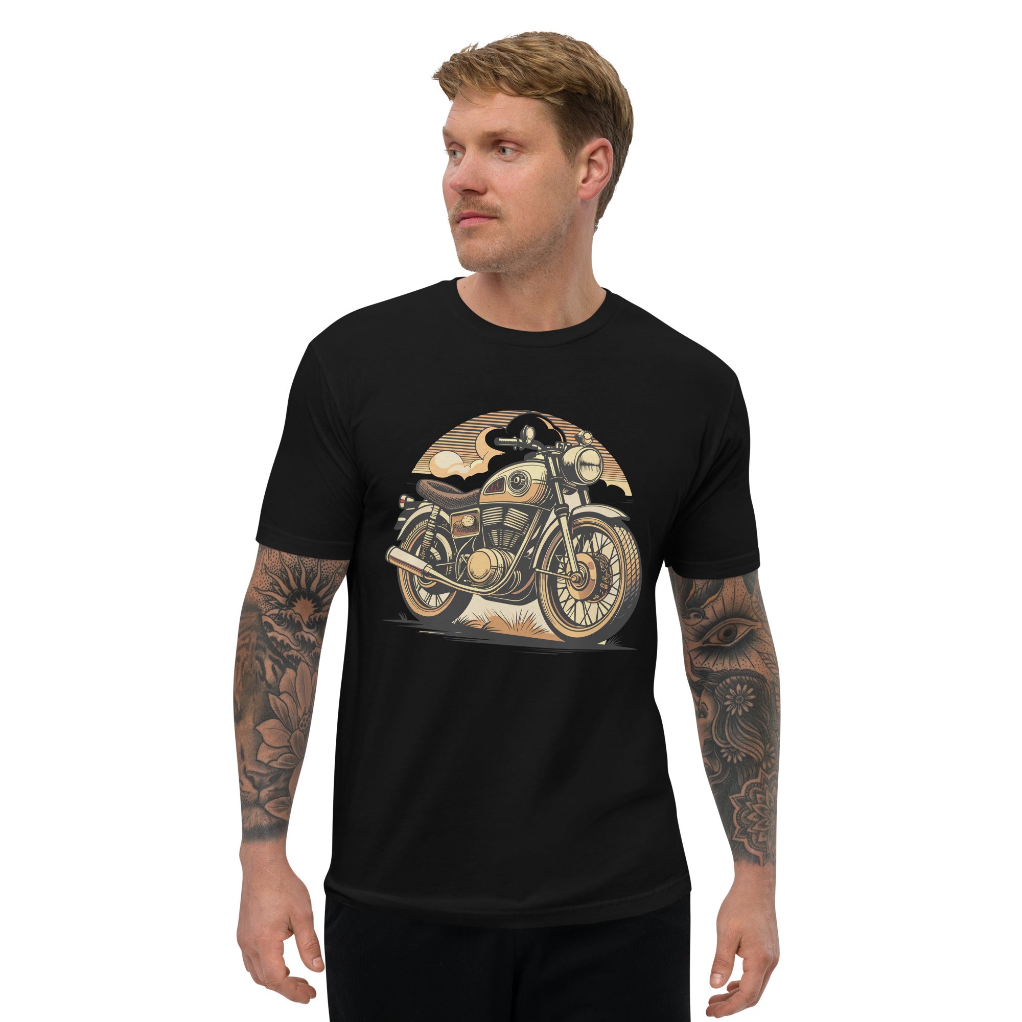 Short Sleeve T-shirt- Bike Print