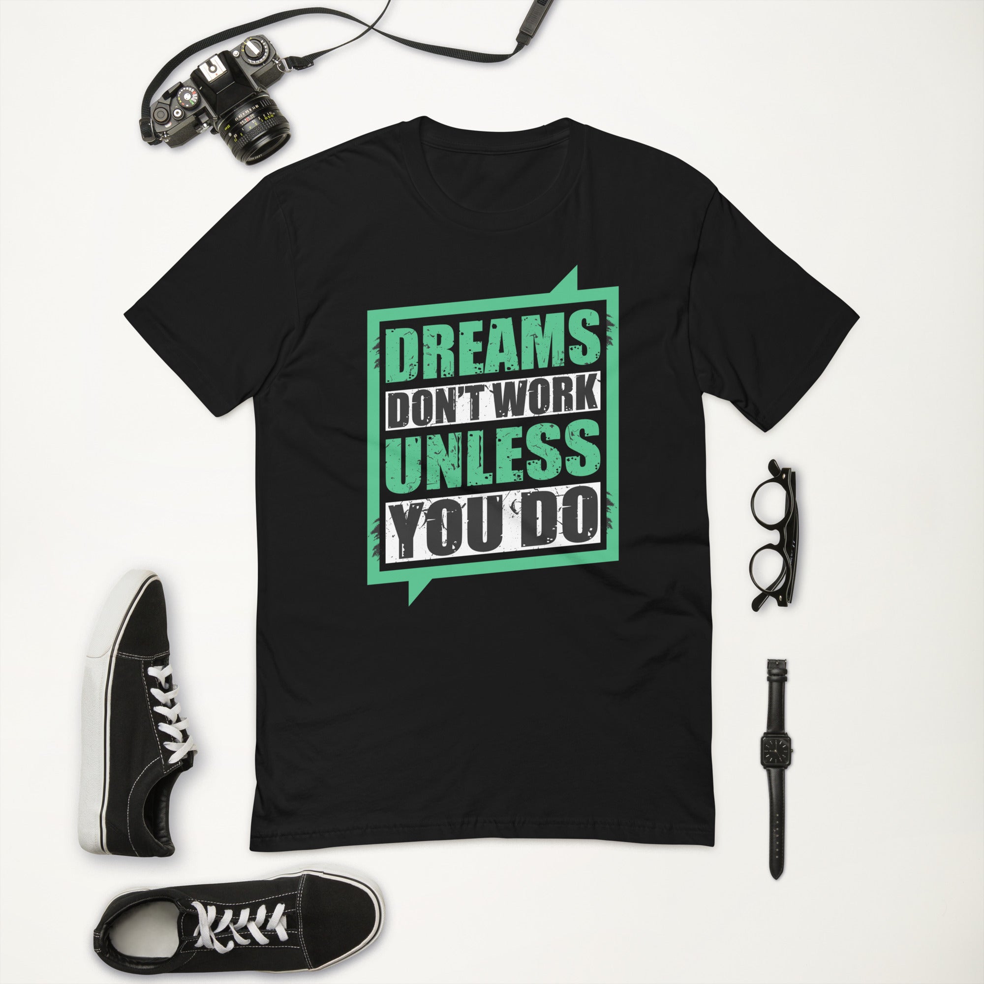 Short Sleeve T-shirt- Motivational Qoute  print