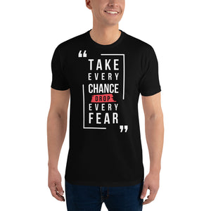 Short Sleeve T-shirt=Motivational Quote Print