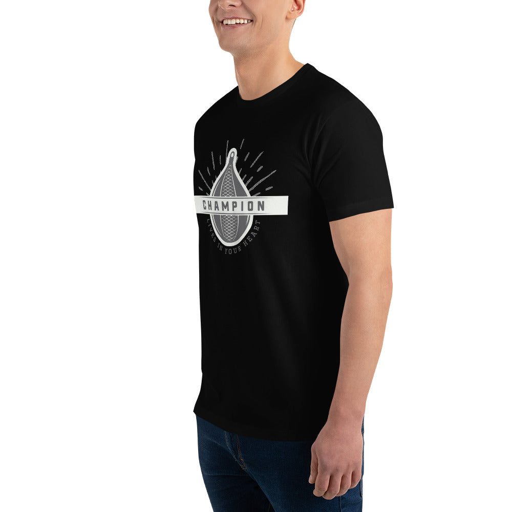 Short Sleeve T-shirt-  Champion Football logo Print