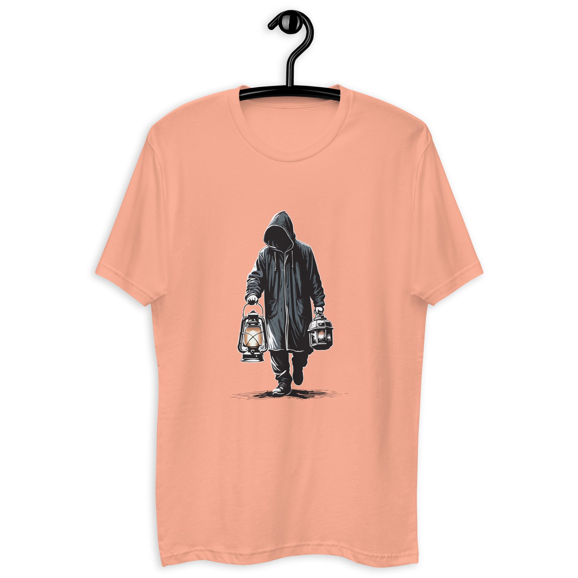 Short Sleeve T-shirt- Hooded Men Print