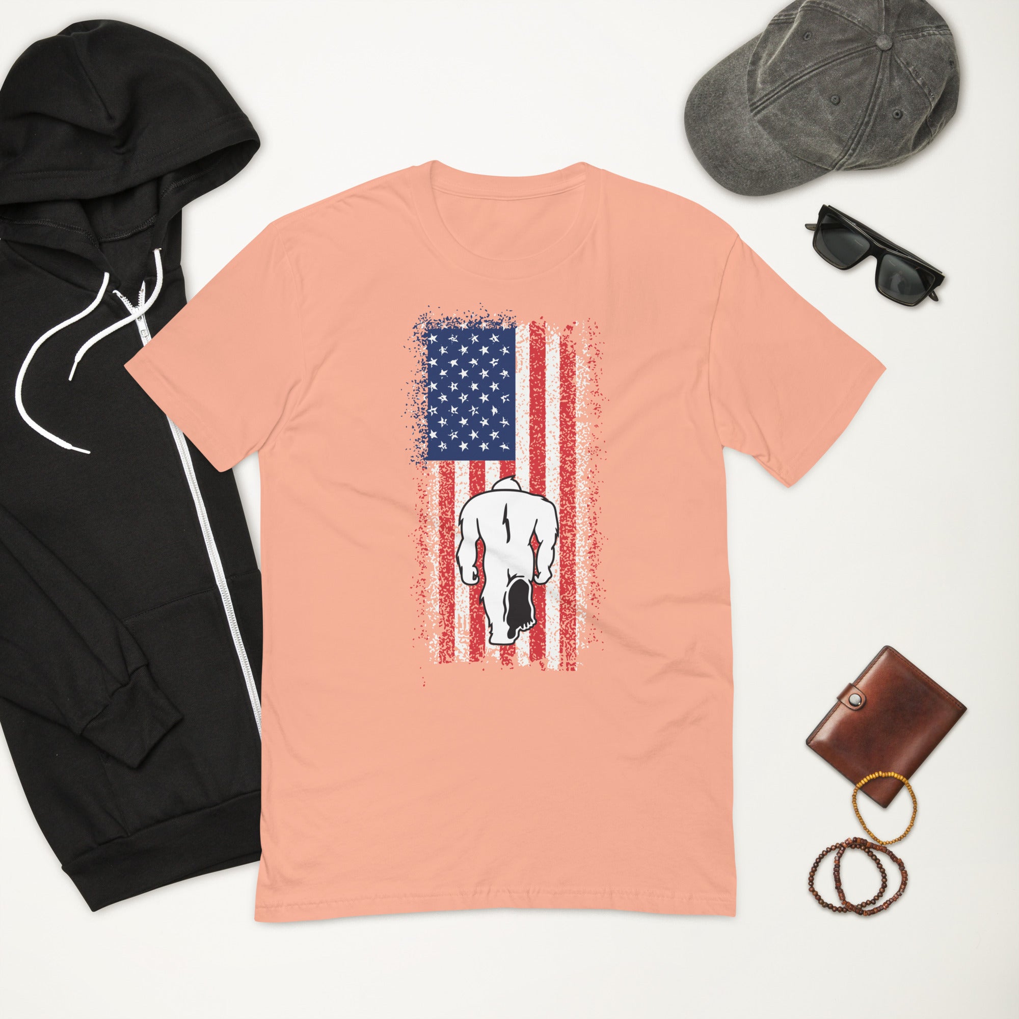 Short Sleeve T-shirt- Flag Of United States