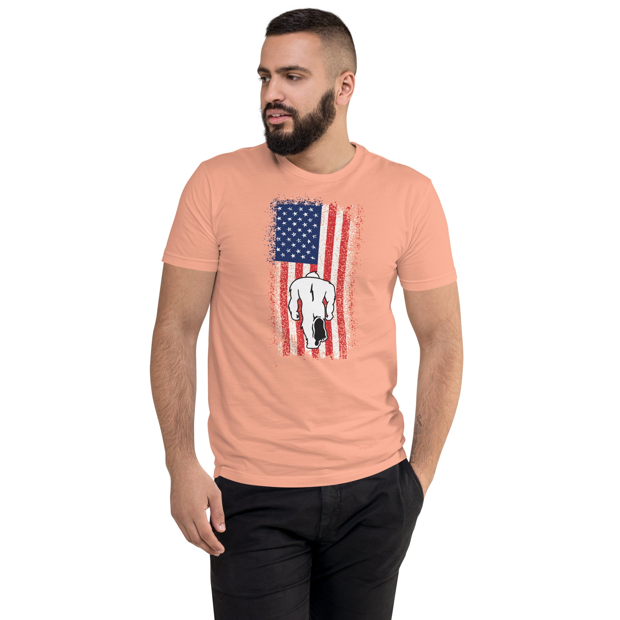 Short Sleeve T-shirt- Flag Of United States