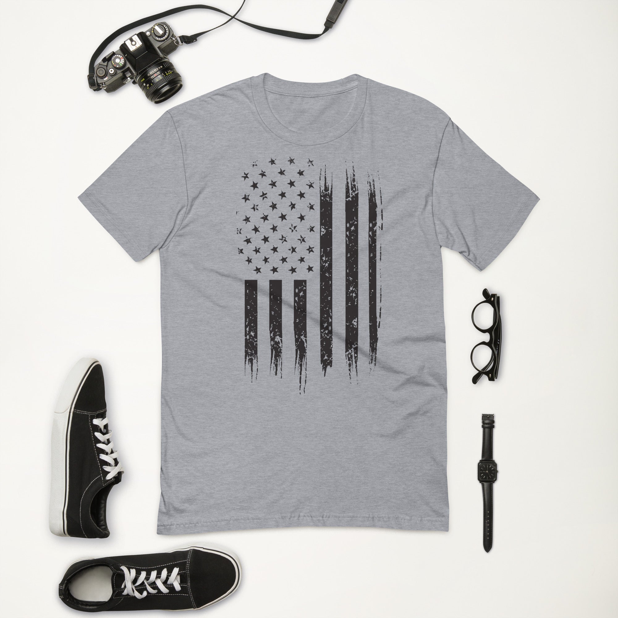 Short Sleeve T-shirt- Flag Of United States