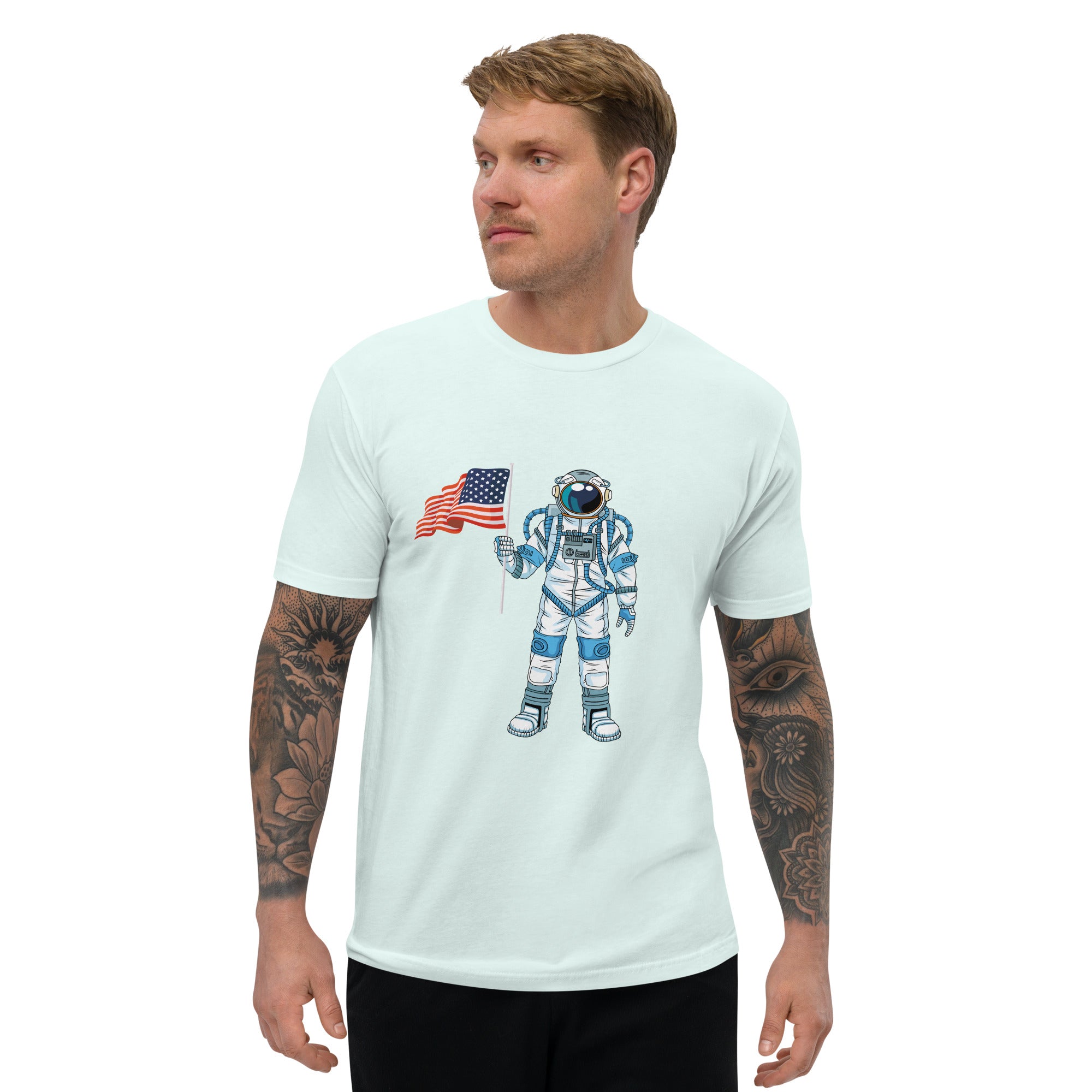 Short Sleeve T-shirt- Astronaut Print