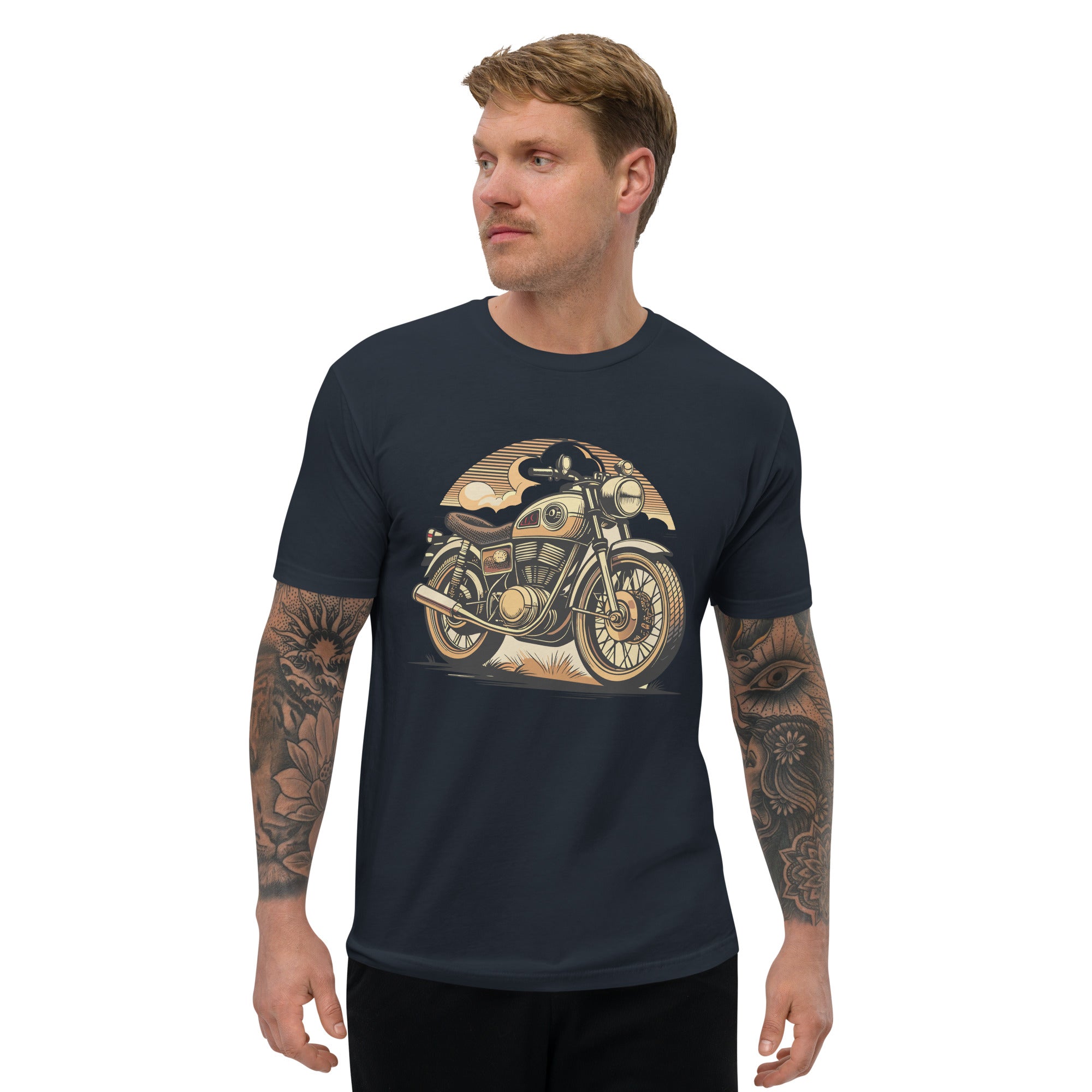 Short Sleeve T-shirt- Bike Print