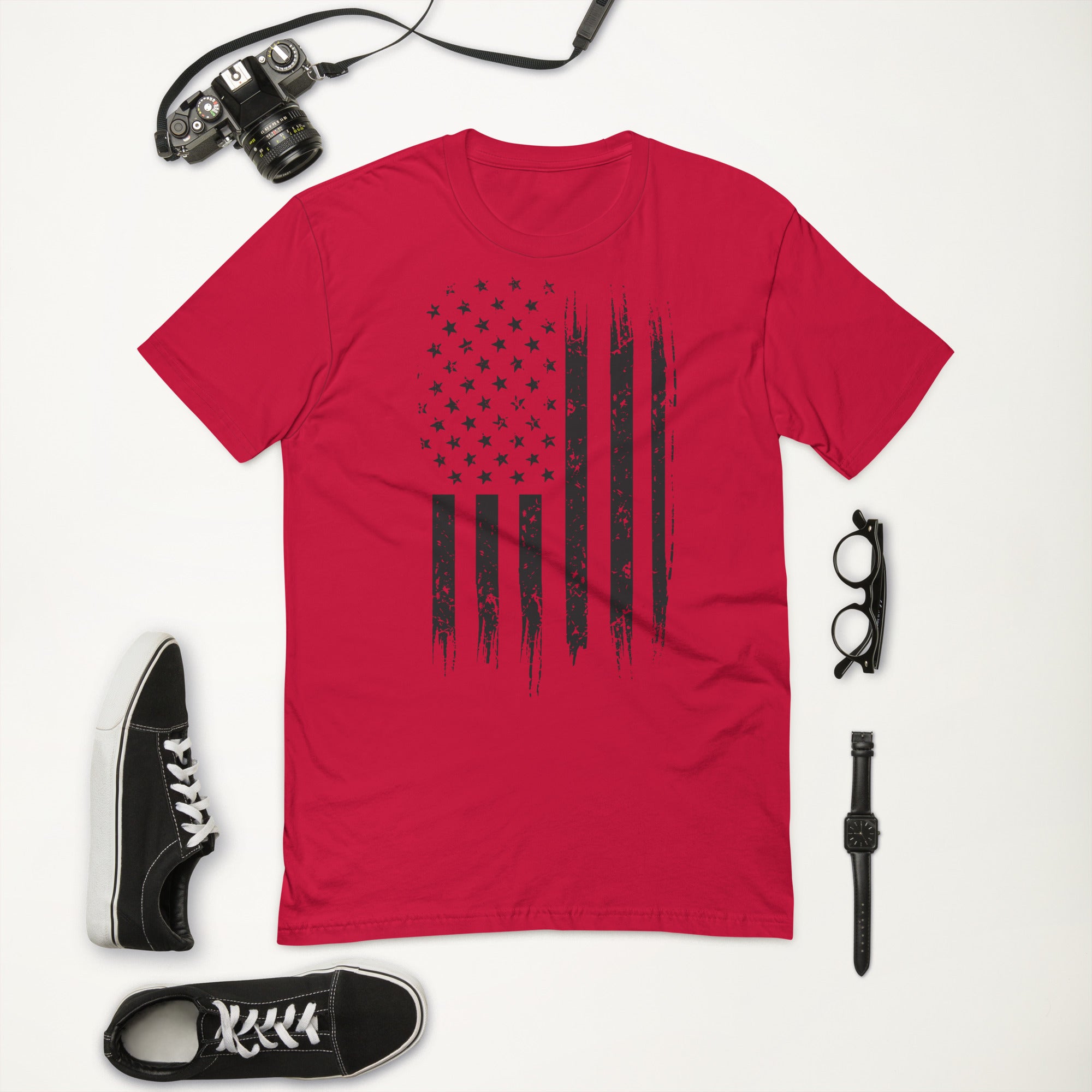 Short Sleeve T-shirt- Flag Of United States