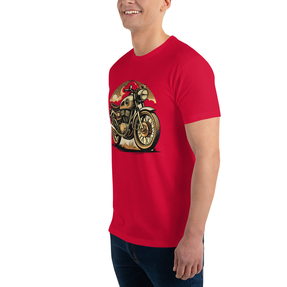 Short Sleeve T-shirt- Bike Print