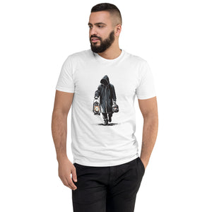 Short Sleeve T-shirt- Hooded Men Print