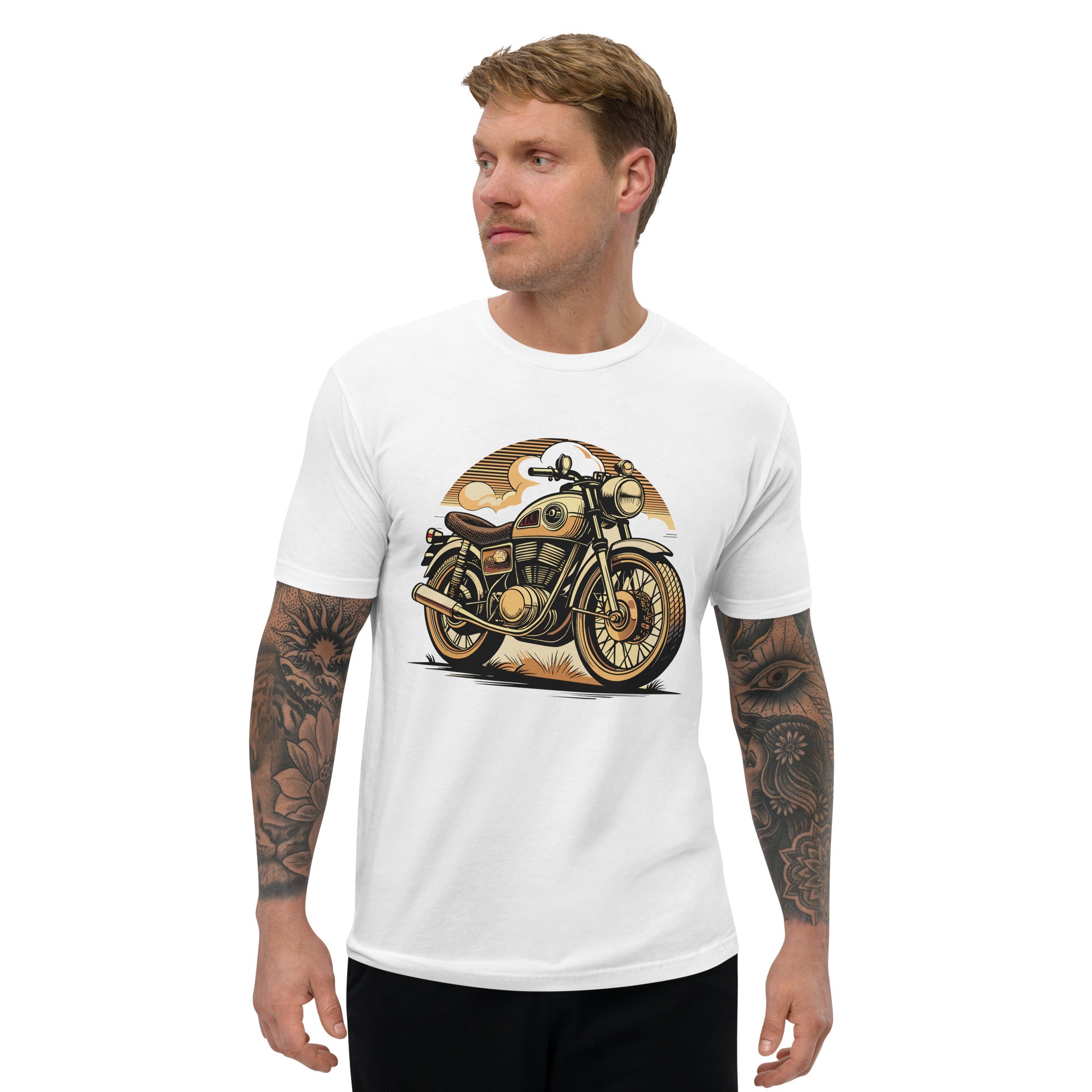 Short Sleeve T-shirt- Bike Print