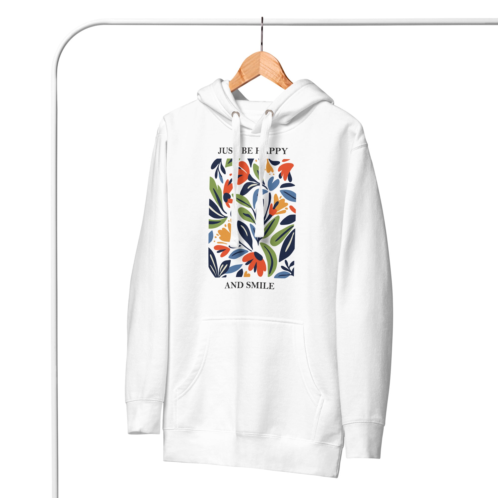 Unisex Hoodie- Flower Print