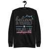 Unisex Premium Sweatshirt- Motivational Quote Print