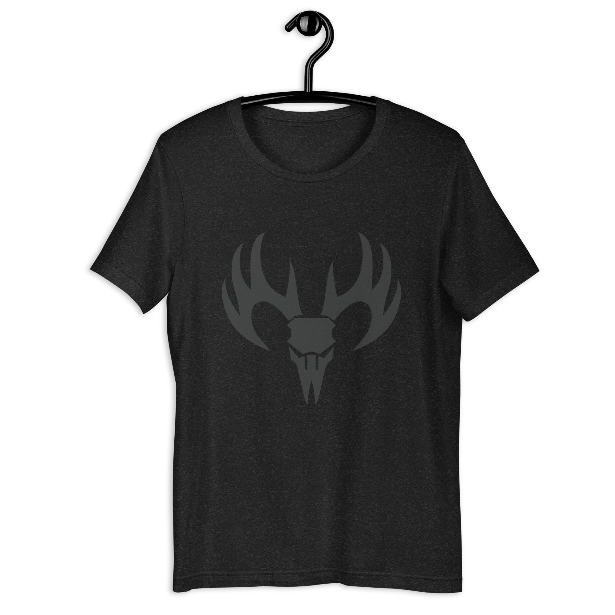 Unisex t-shirt- Antler Head Print