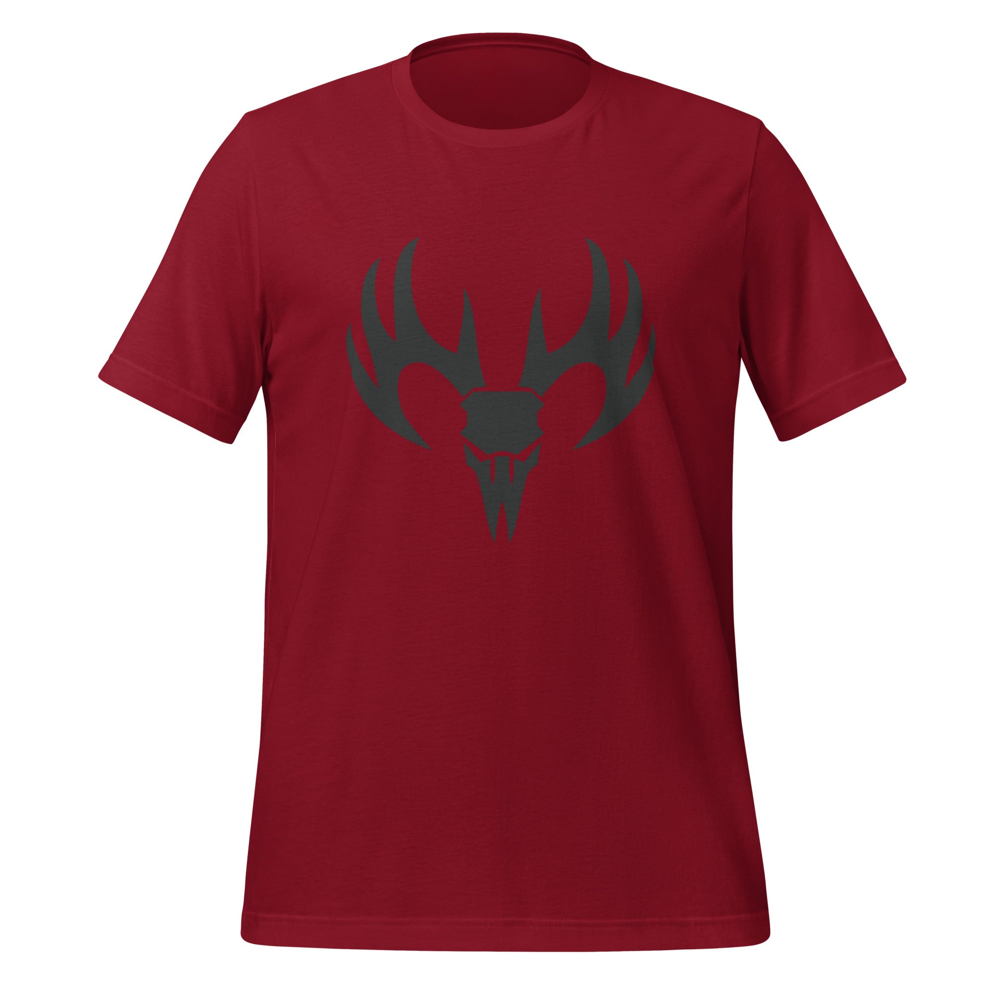 Unisex t-shirt- Antler Head Print