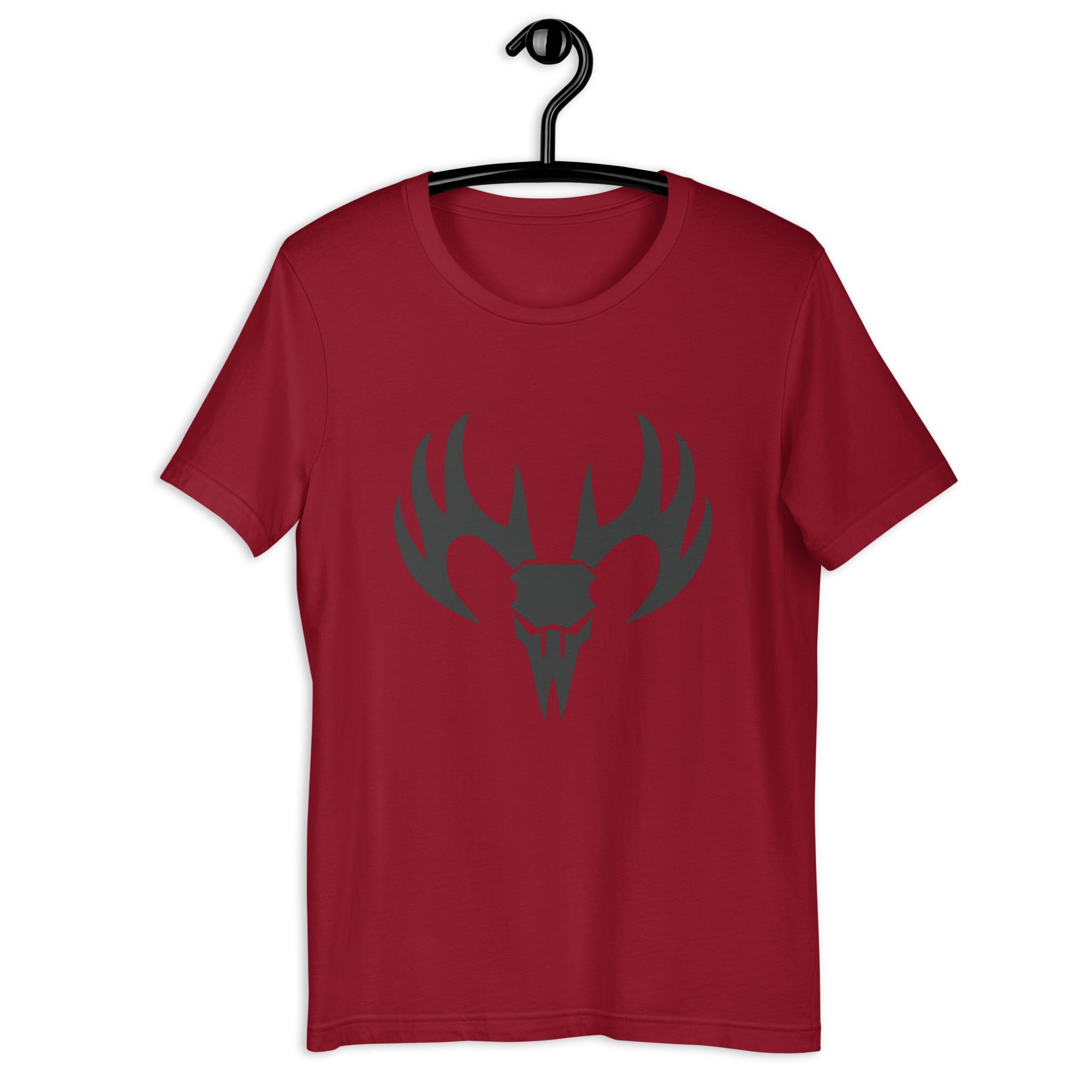 Unisex t-shirt- Antler Head Print