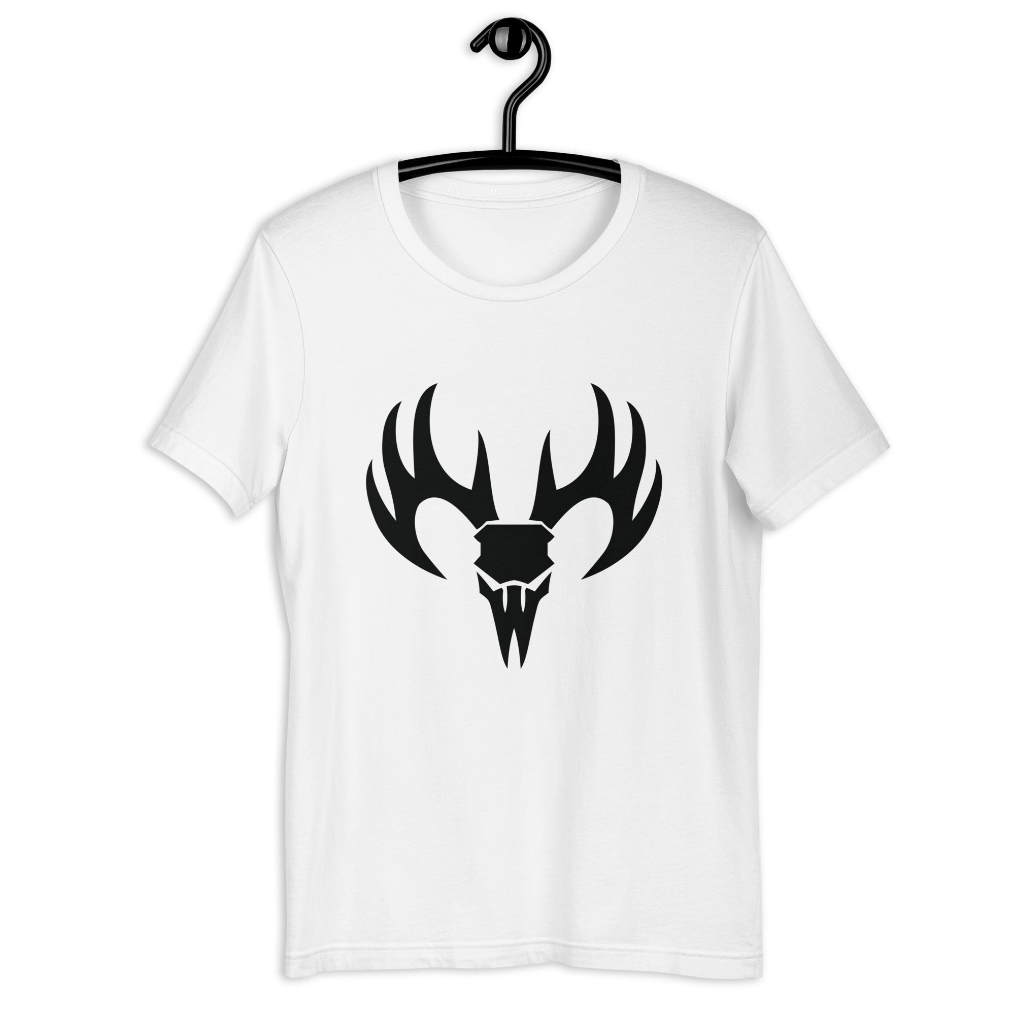 Unisex t-shirt- Antler Head Print