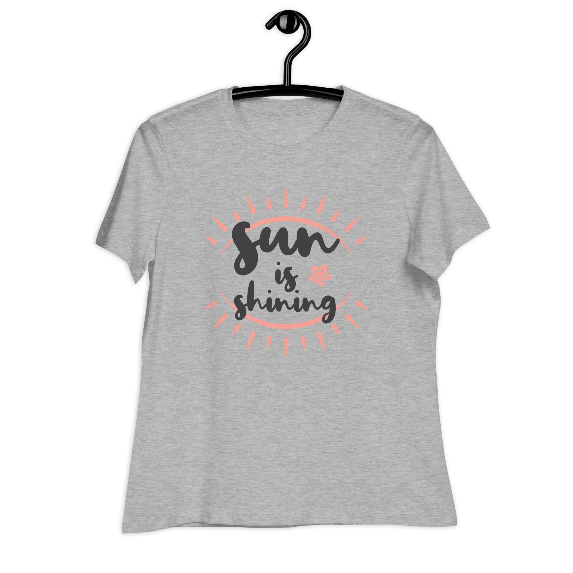 Women's Relaxed T-Shirt- Daily life Quote Print