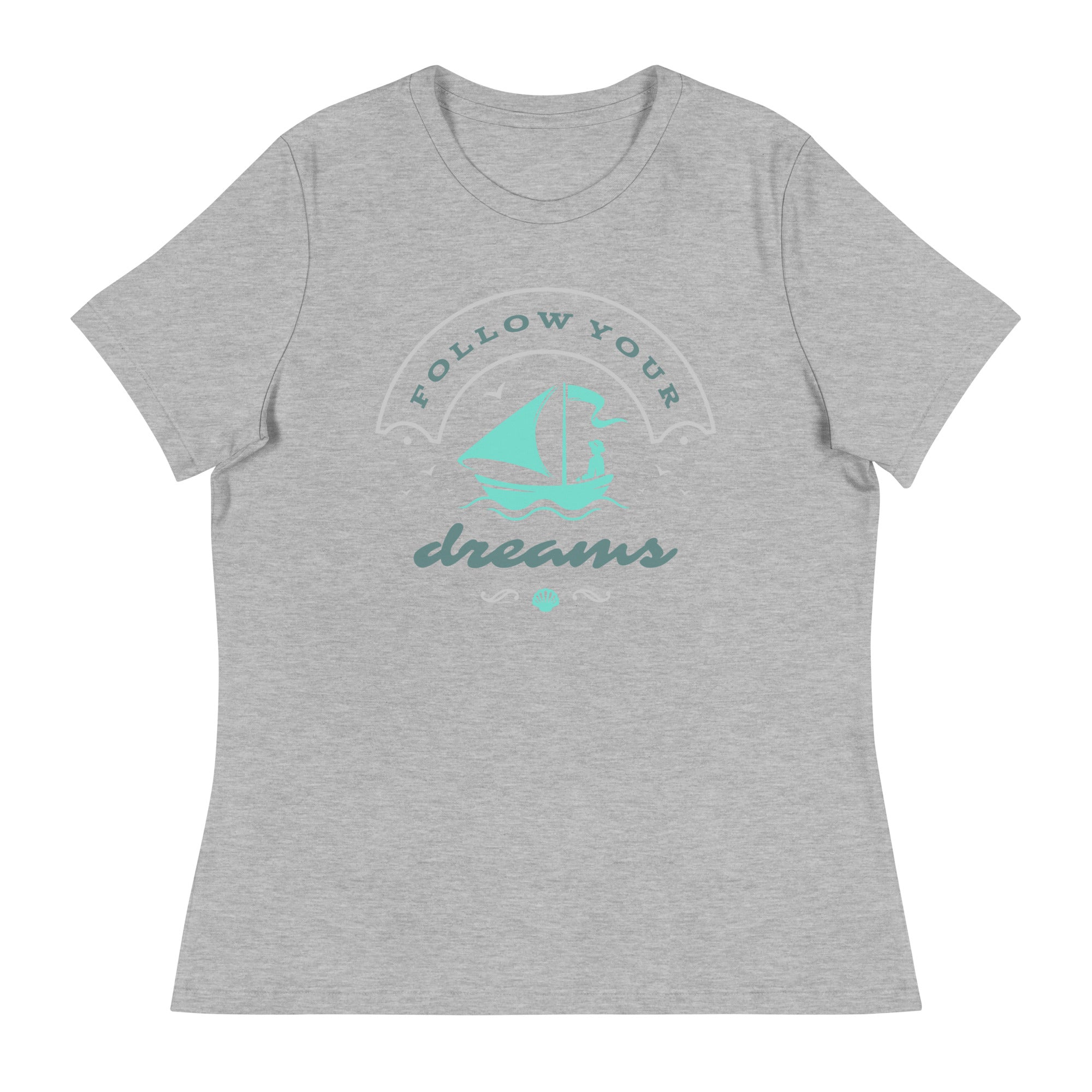 Women's Relaxed T-Shirt- Motivational Quote print