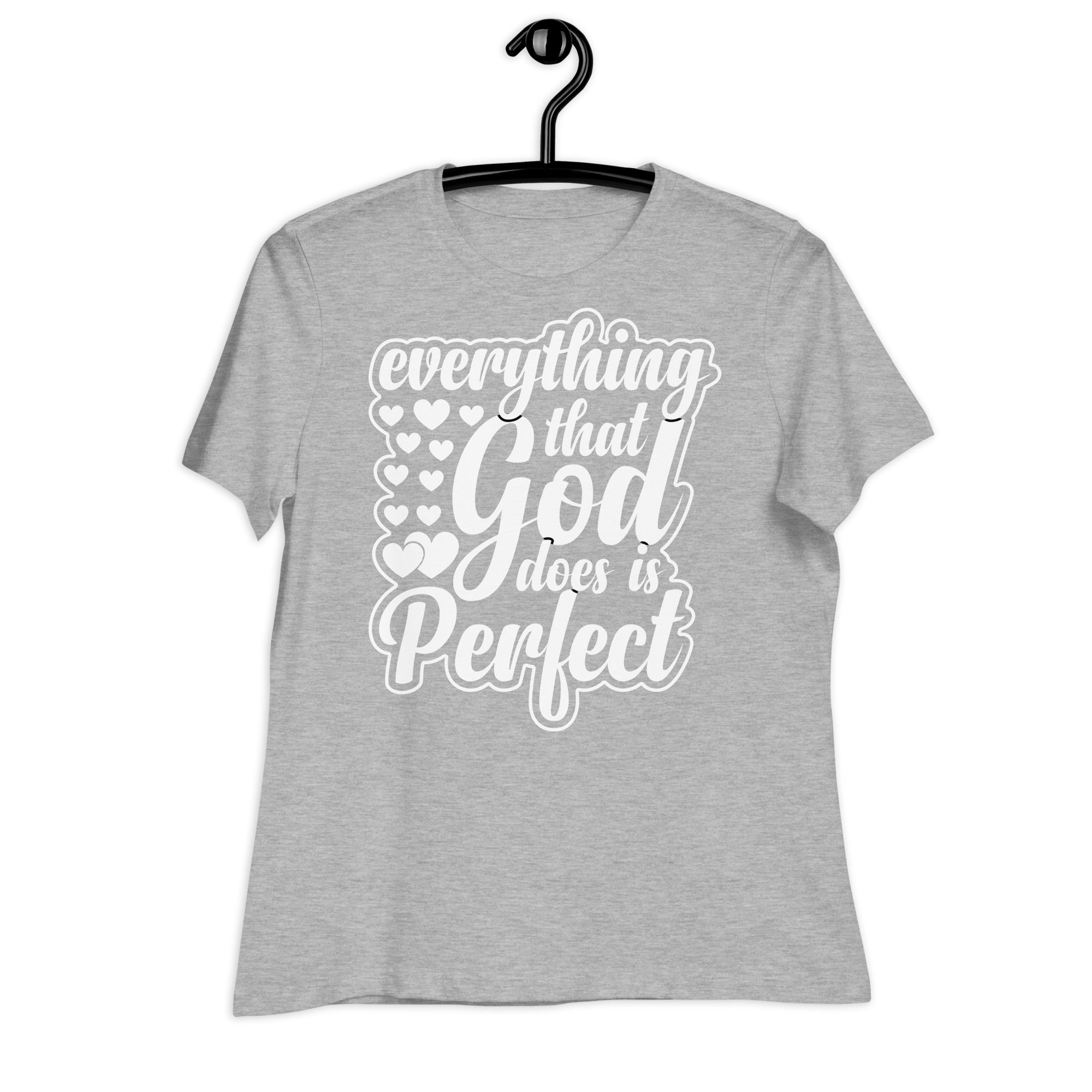 Women's Relaxed T-Shirt- Motivational Quote print