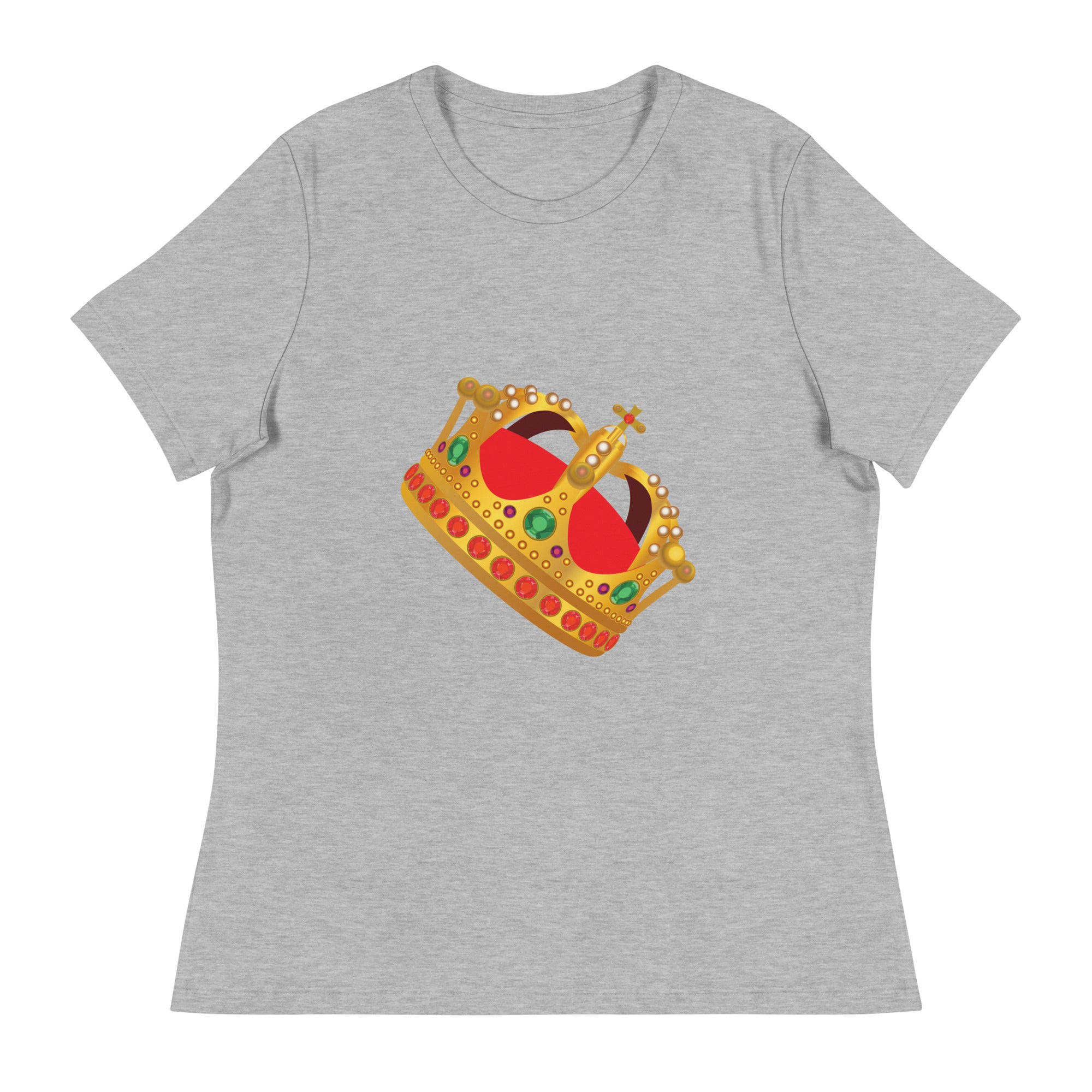 Women's Relaxed T-Shirt- Golden Crown