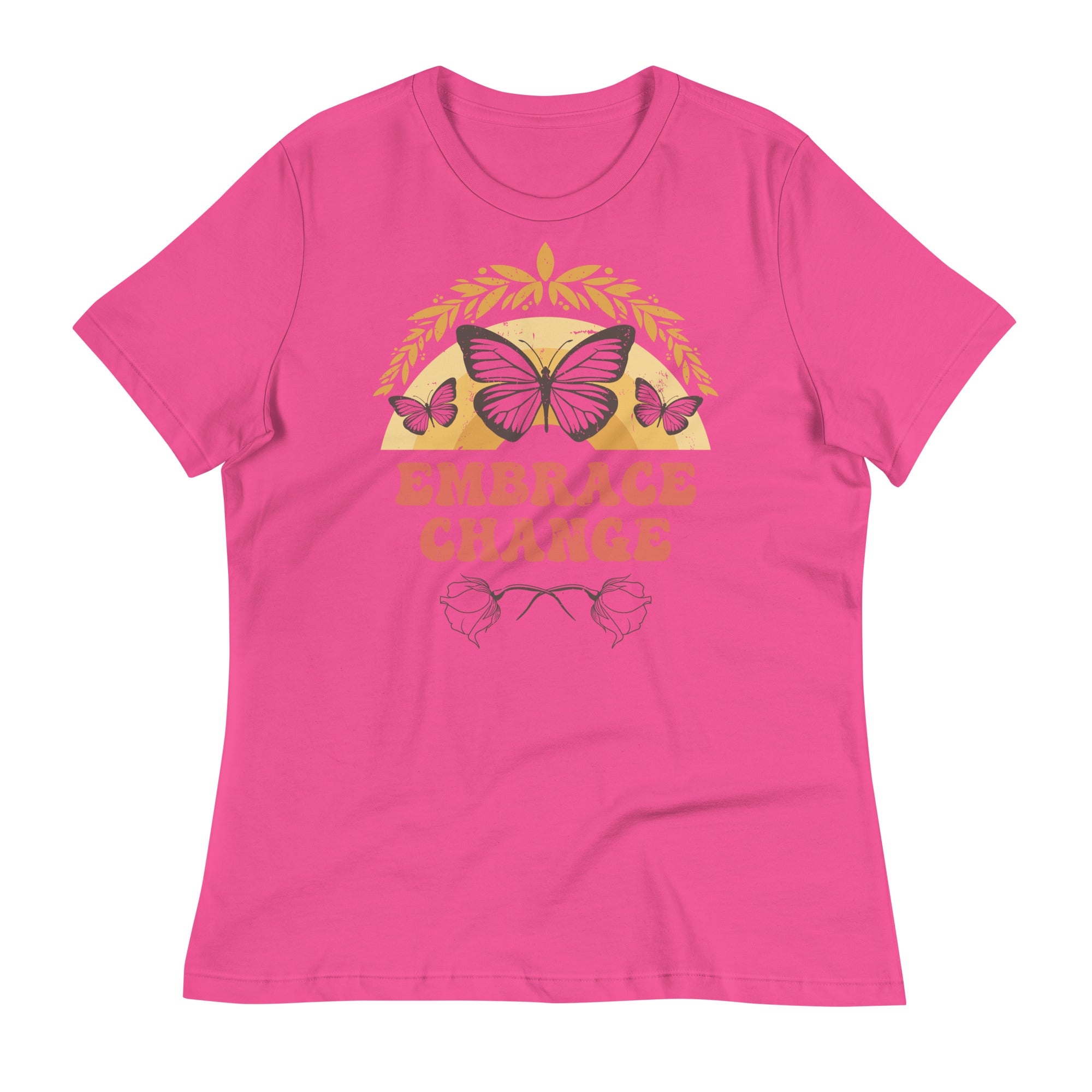 Women's Relaxed T-Shirt- Butterfly