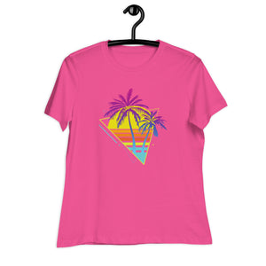 Women's Relaxed T-Shirt- Beach Side