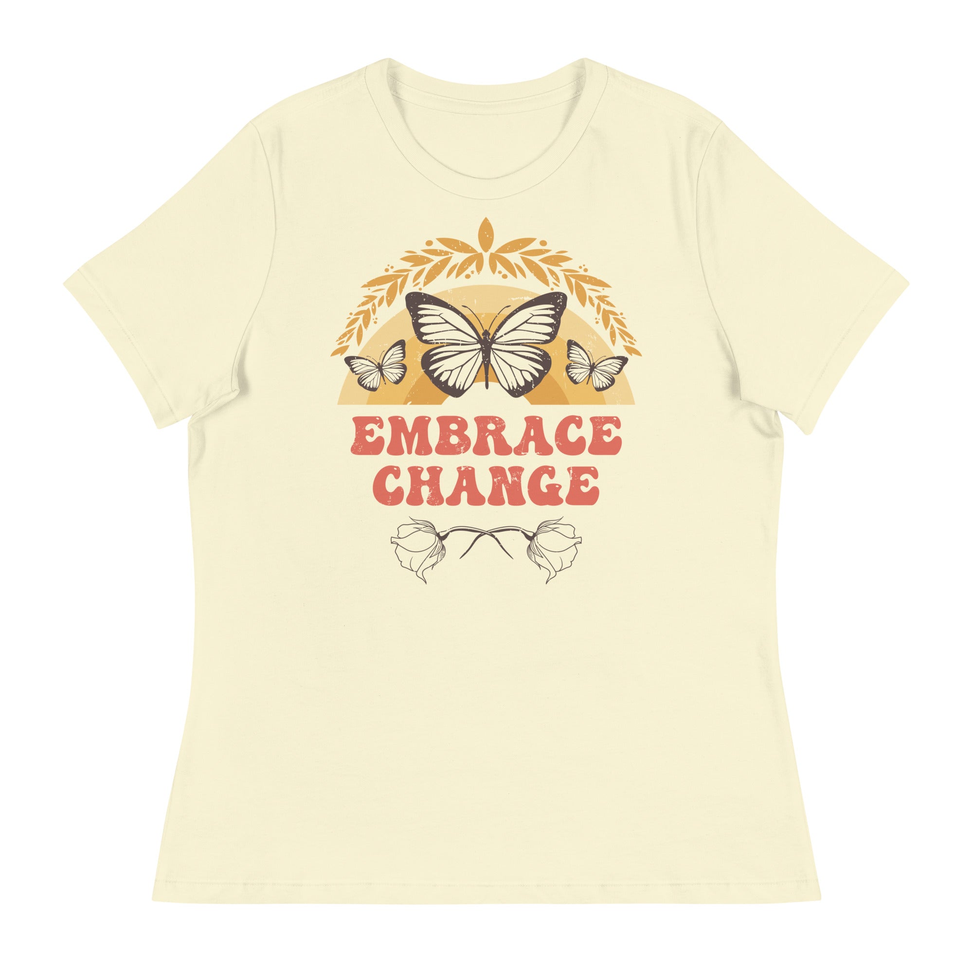 Women's Relaxed T-Shirt- Butterfly