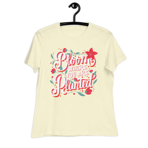 Women's Relaxed T-Shirt- Positive Quote print