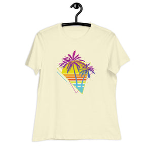 Women's Relaxed T-Shirt- Beach Side