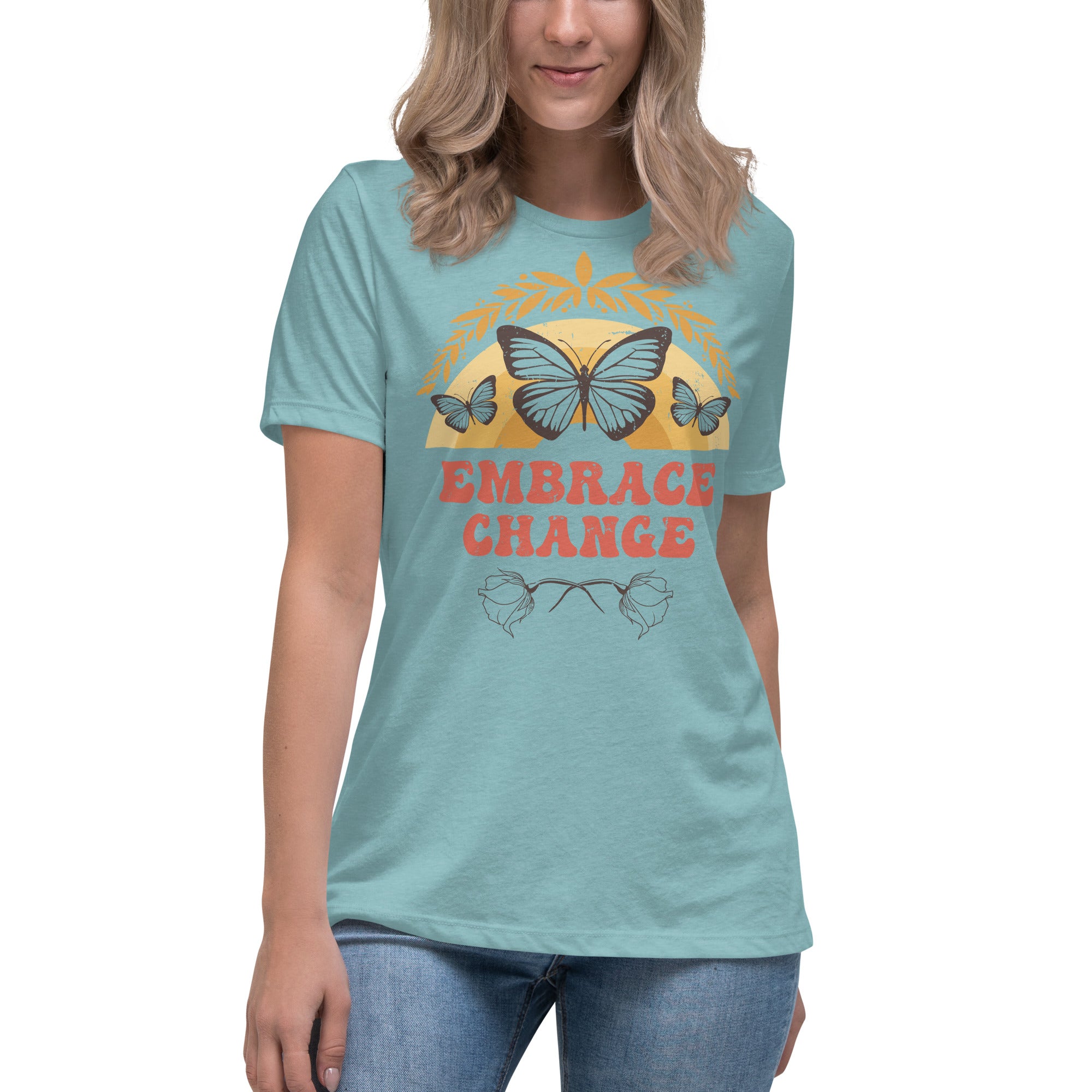 Women's Relaxed T-Shirt- Butterfly