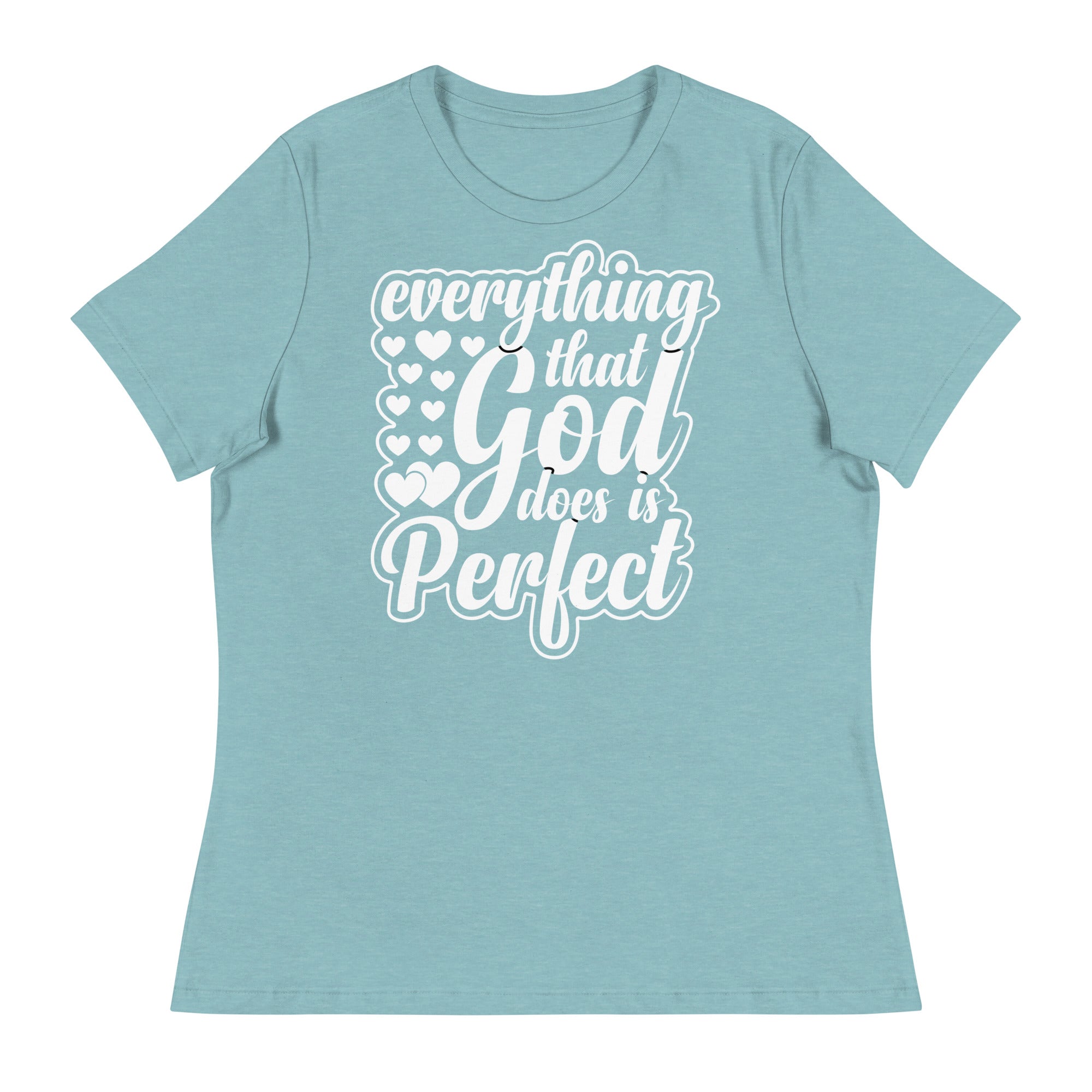 Women's Relaxed T-Shirt- Motivational Quote print