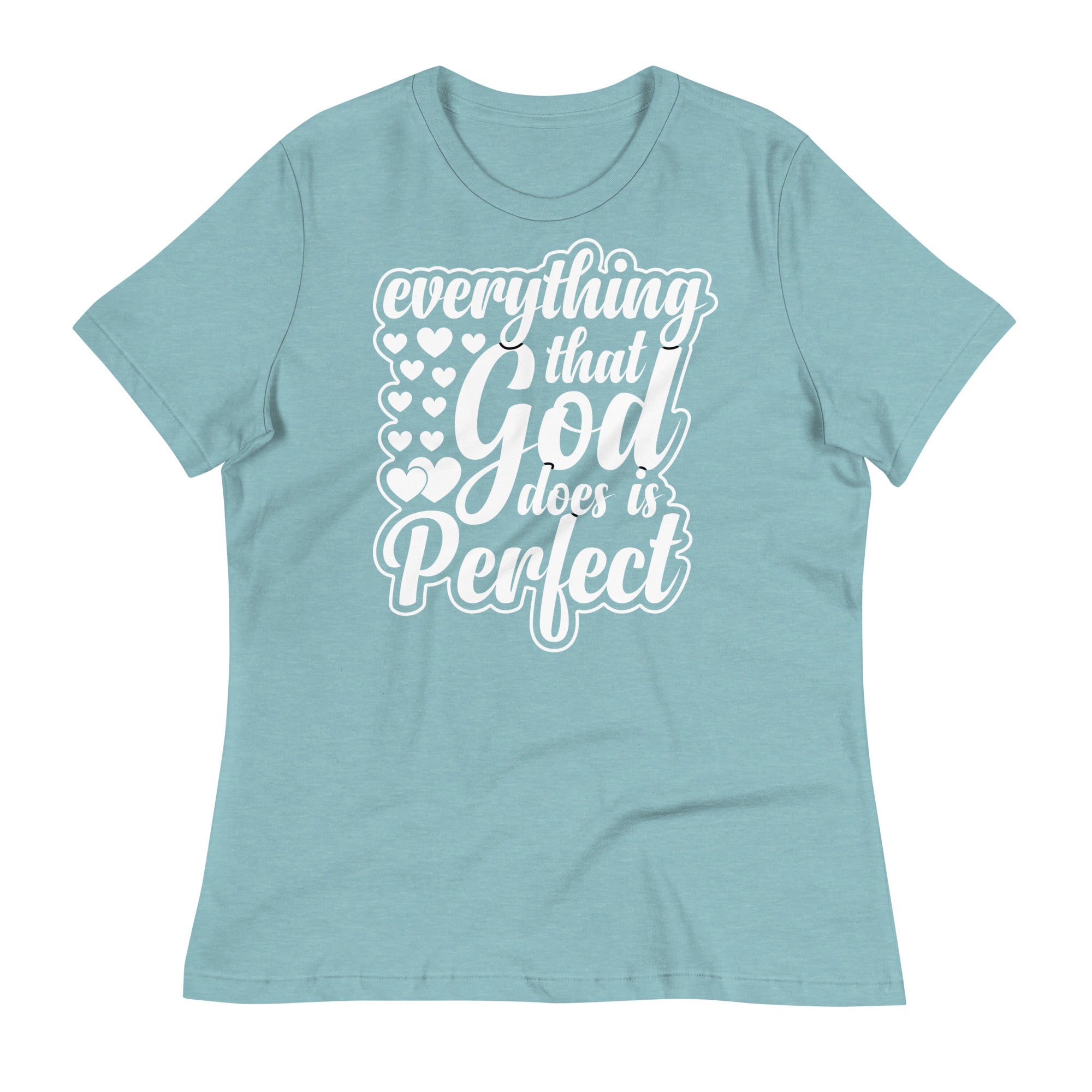 Women's Relaxed T-Shirt- Motivational Quote print