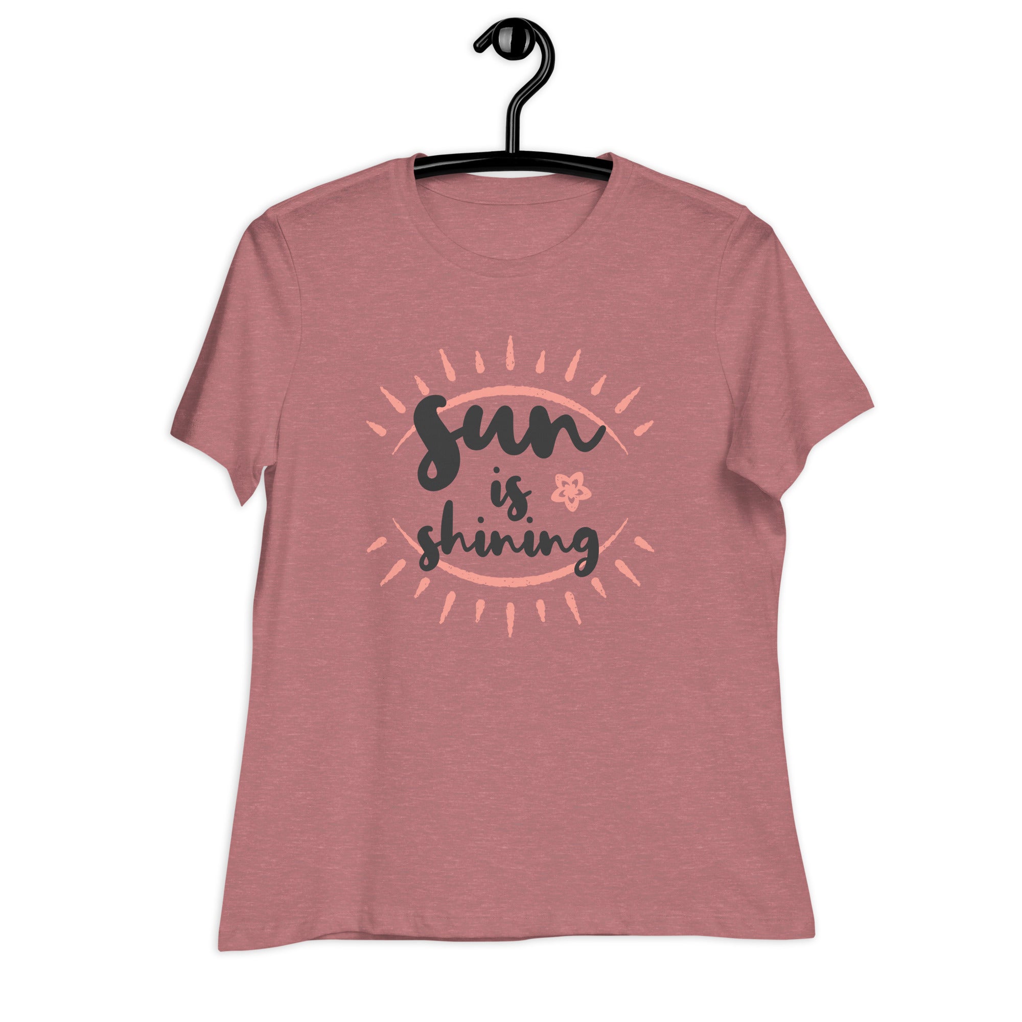 Women's Relaxed T-Shirt- Daily life Quote Print