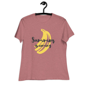 Women's Relaxed T-Shirt- Seasonal Summer Print