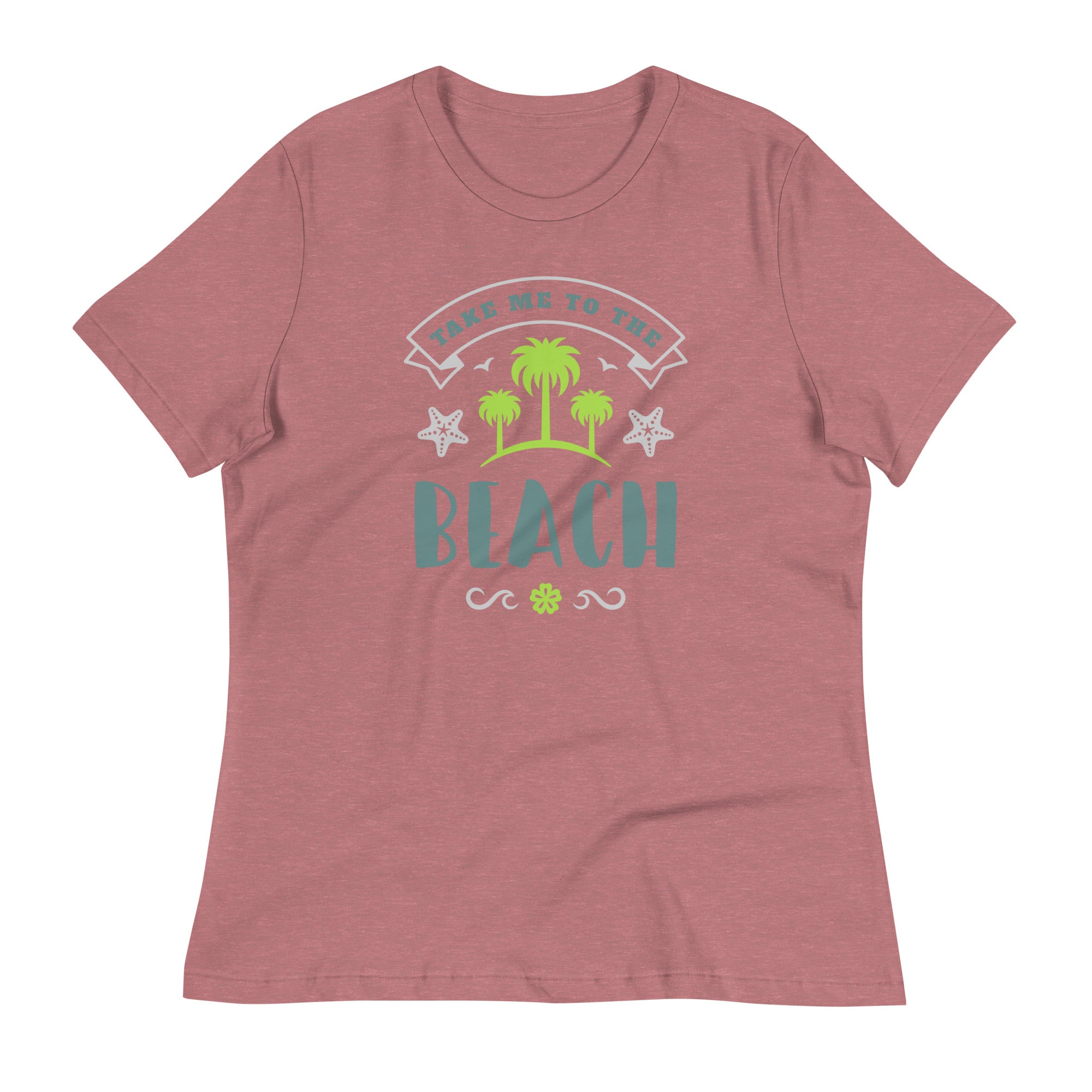 Women's Relaxed T-Shirt- Beach Side