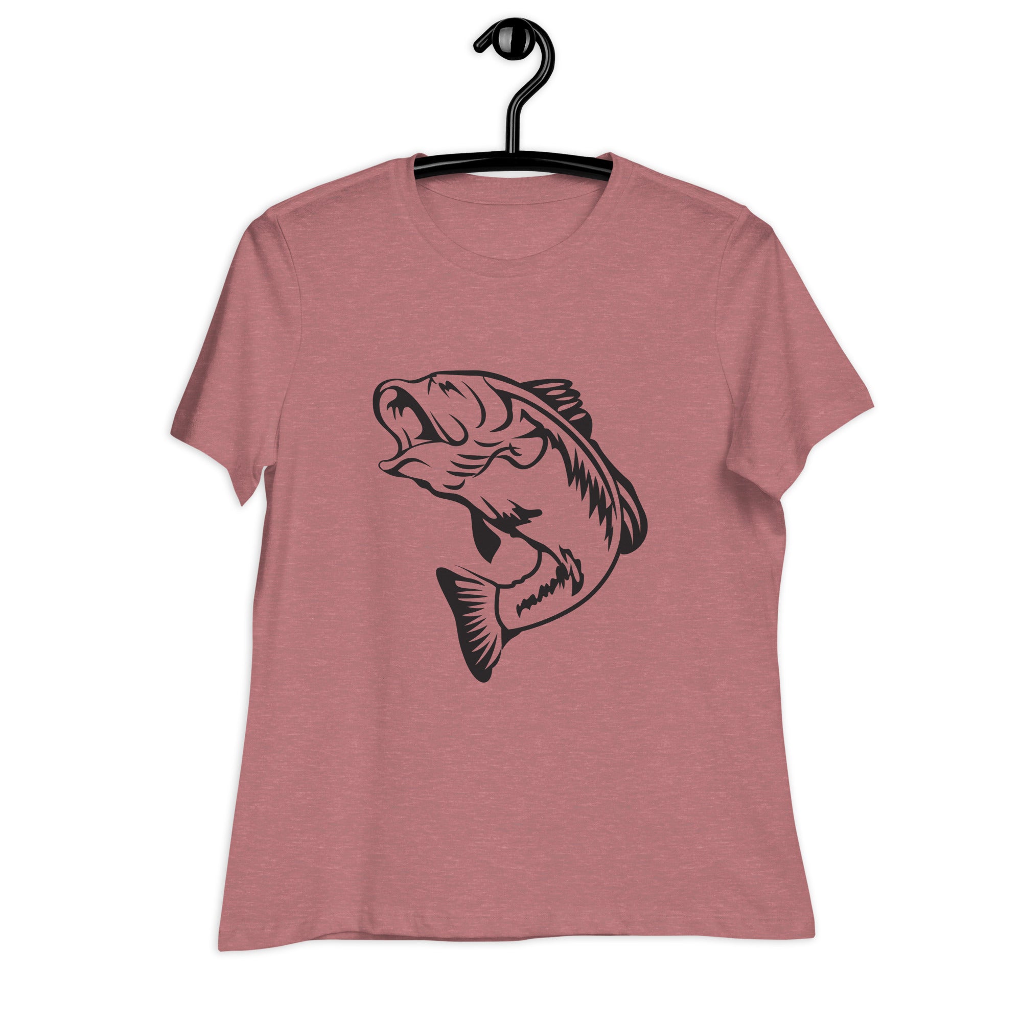 Women's Relaxed T-Shirt- Fish Print