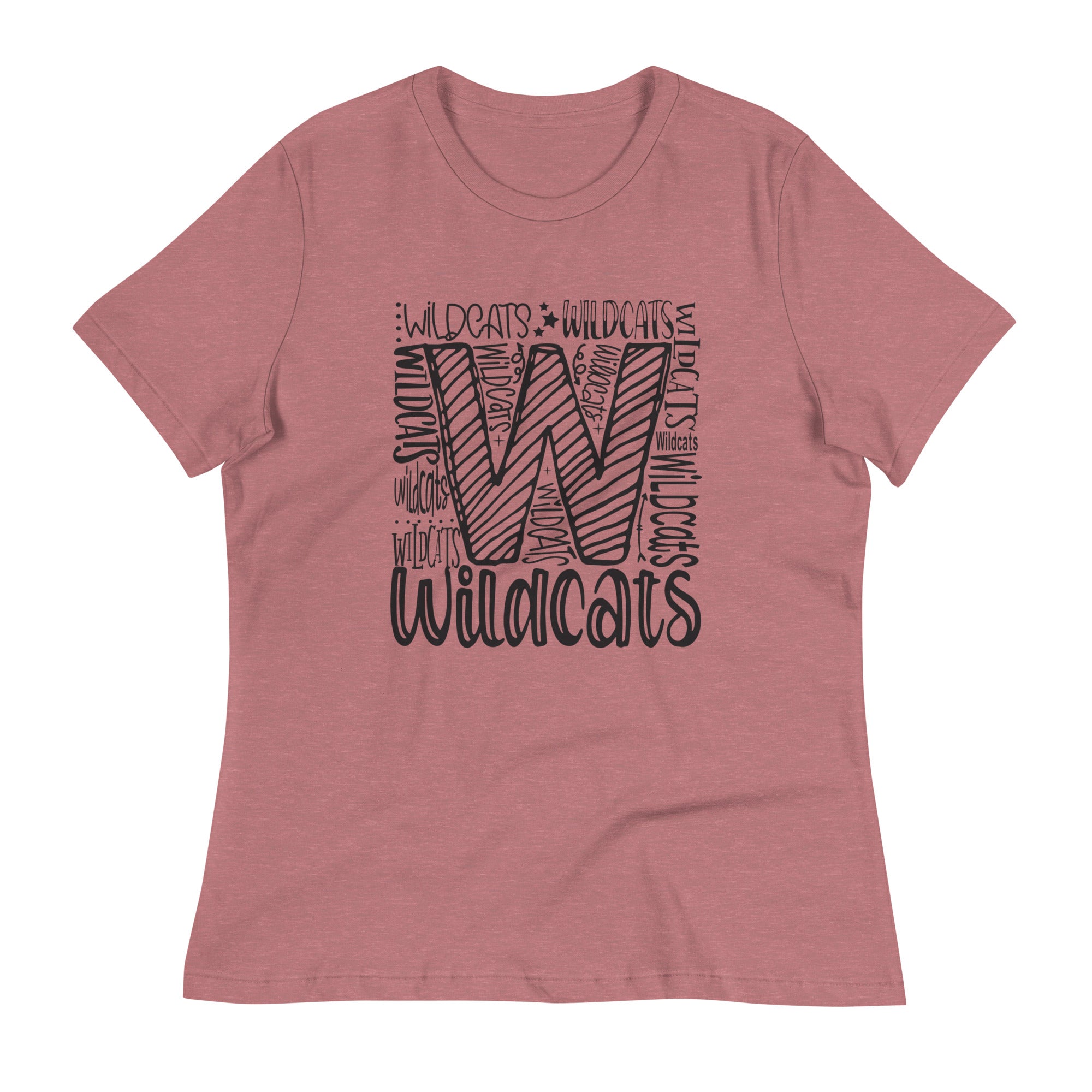 Women's Relaxed T-Shirt- Wild Cats