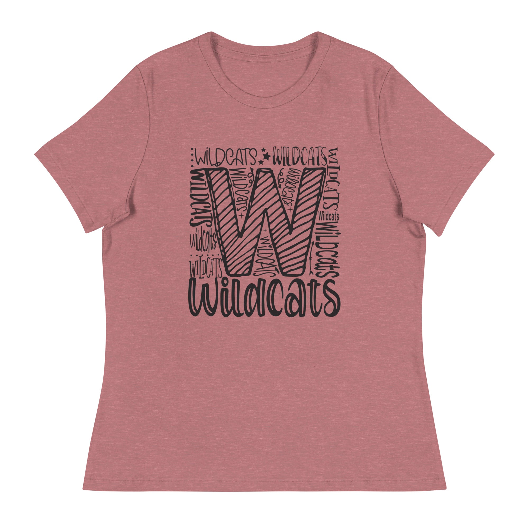 Women's Relaxed T-Shirt- Wild Cats