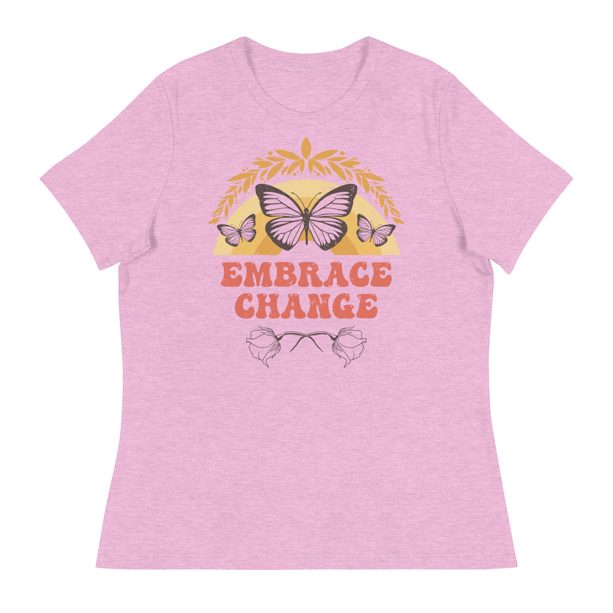 Women's Relaxed T-Shirt- Butterfly