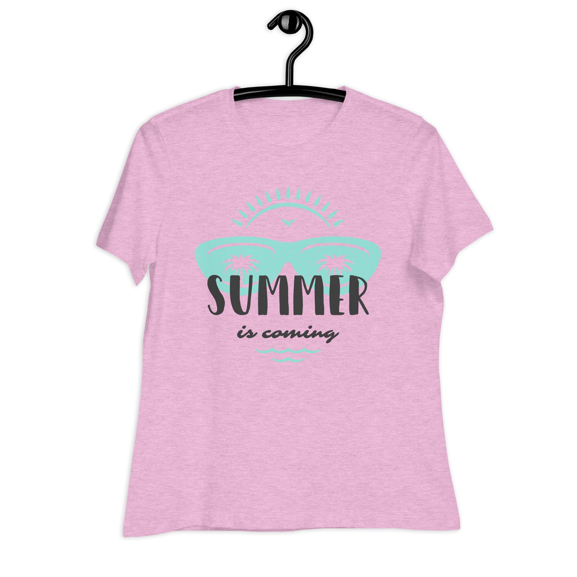 Women's Relaxed T-Shirt- Summer Season Print