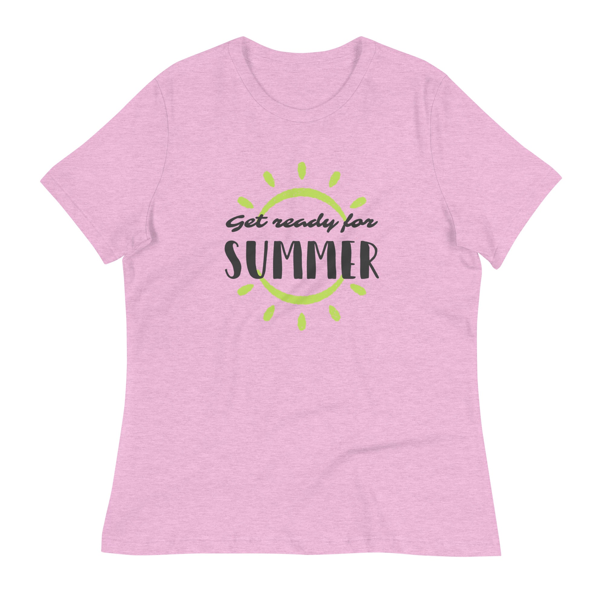 Women's Relaxed T-Shirt- Summer Season Print