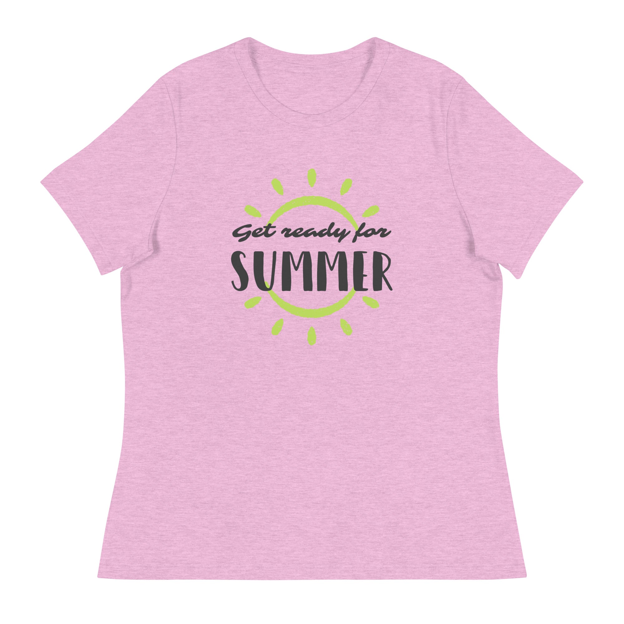 Women's Relaxed T-Shirt- Summer Season Print