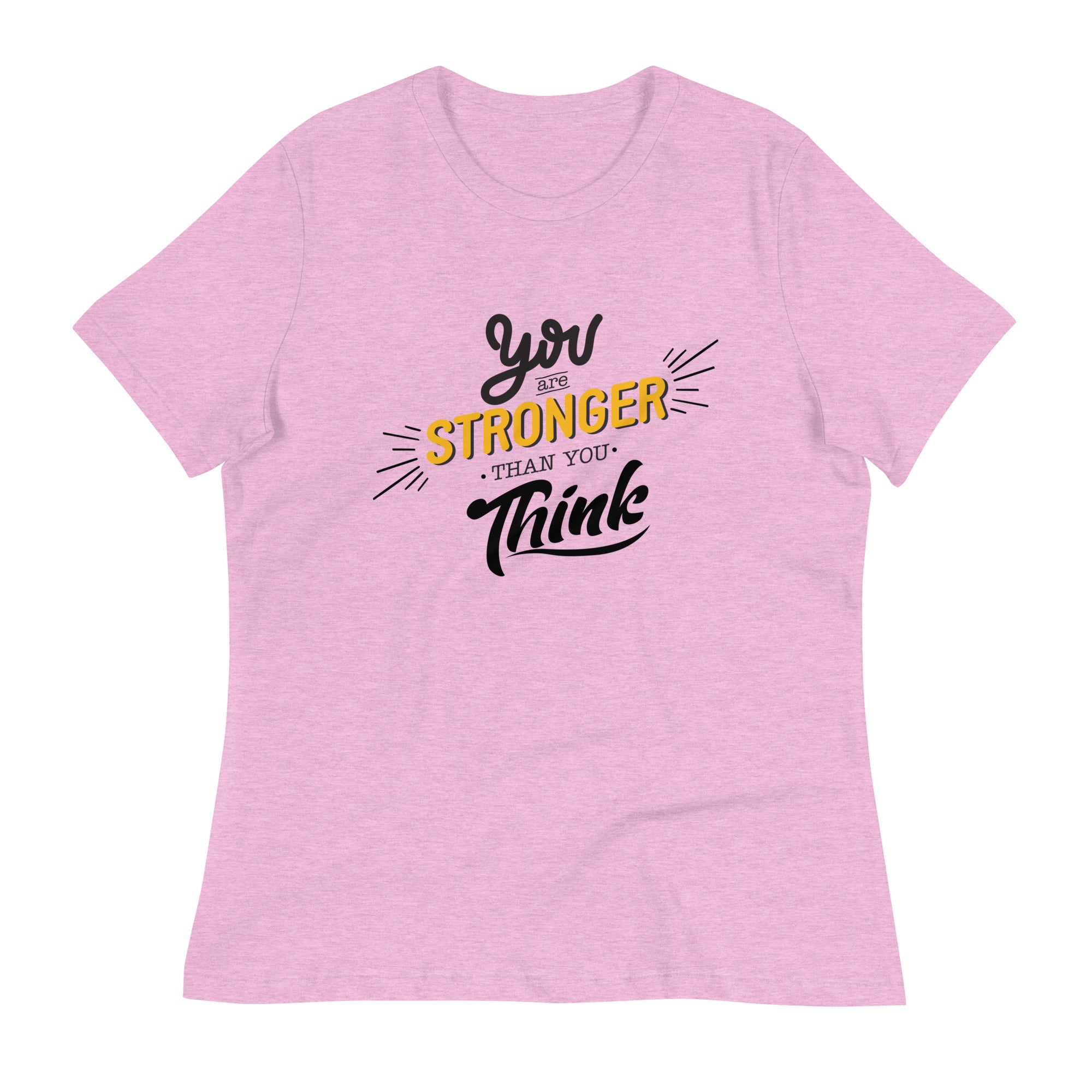 Women's Relaxed T-Shirt- Positive Quote print