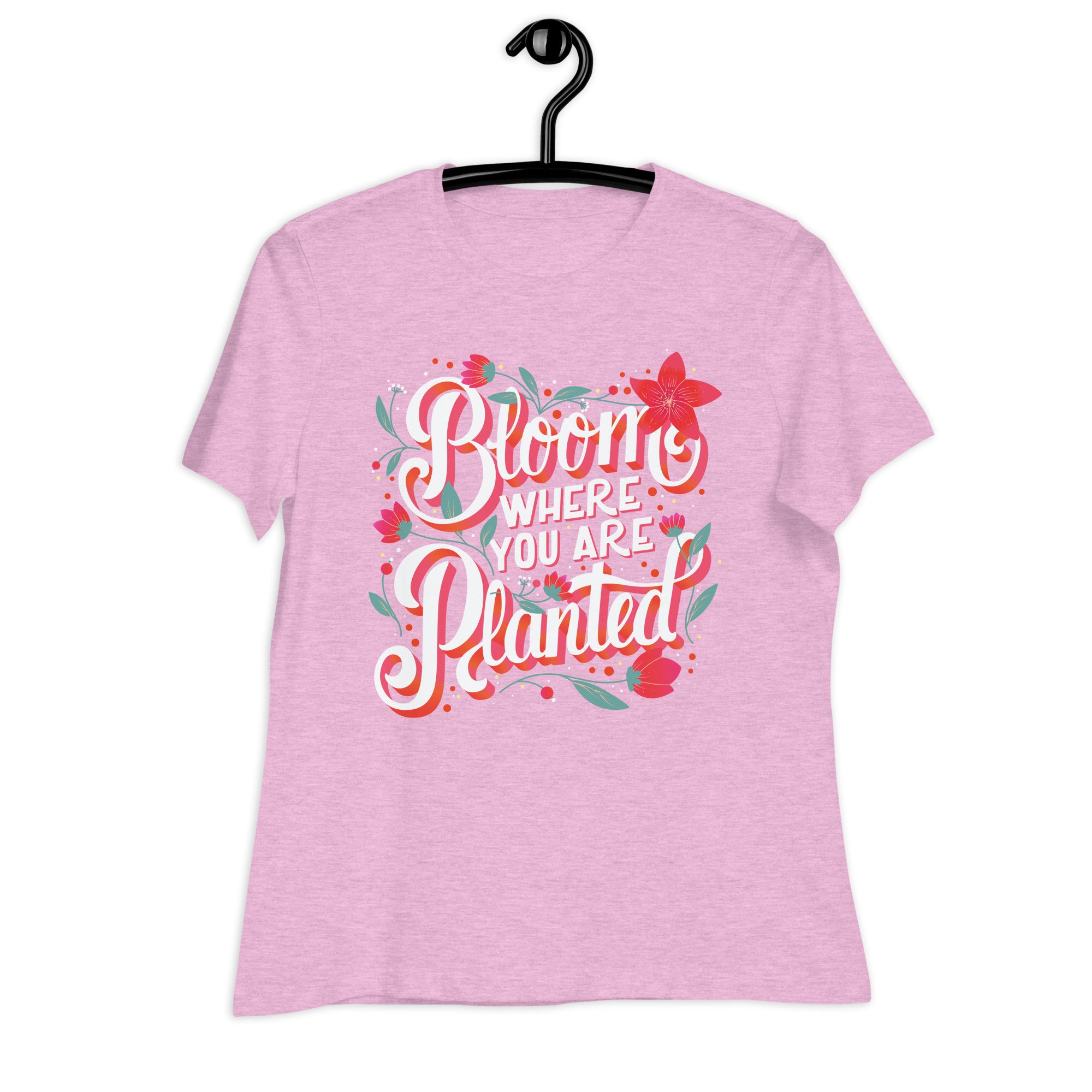 Women's Relaxed T-Shirt- Positive Quote print